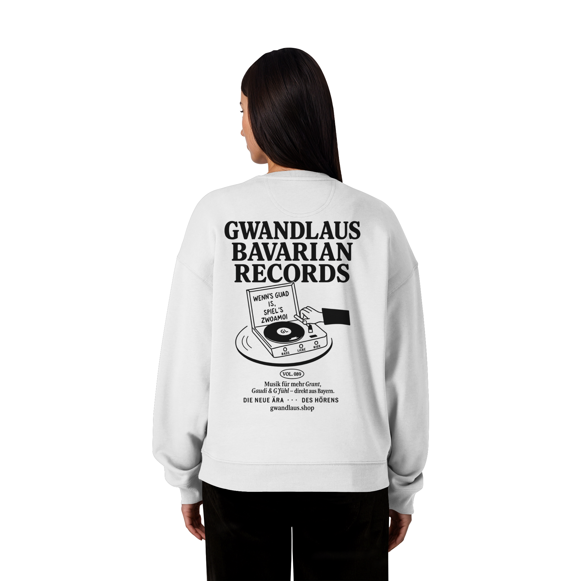 Bavarian Records  - Organic Oversize Sweatshirt