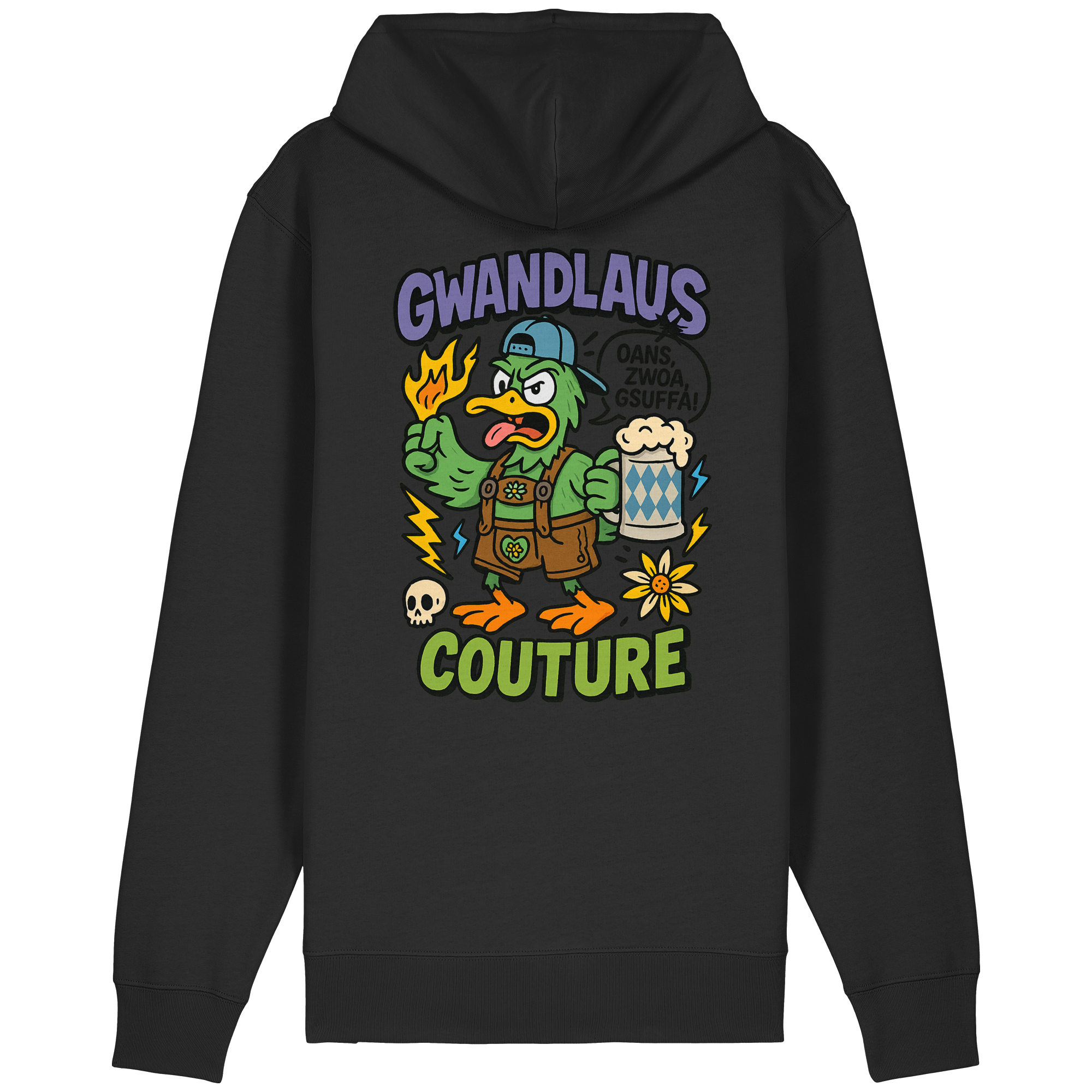 Organic Relaxed Zipper - Ente süßsauer