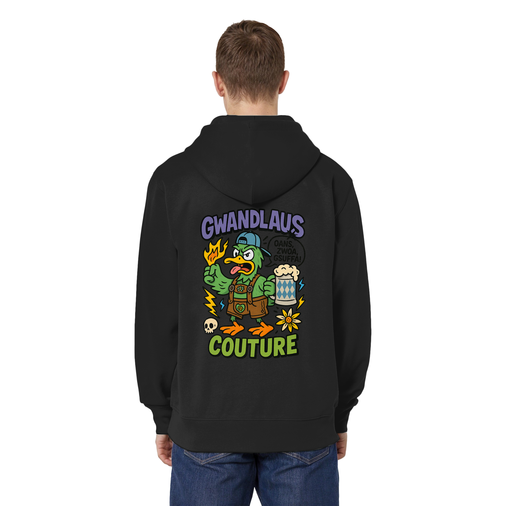 Organic Relaxed Zipper - Ente süßsauer