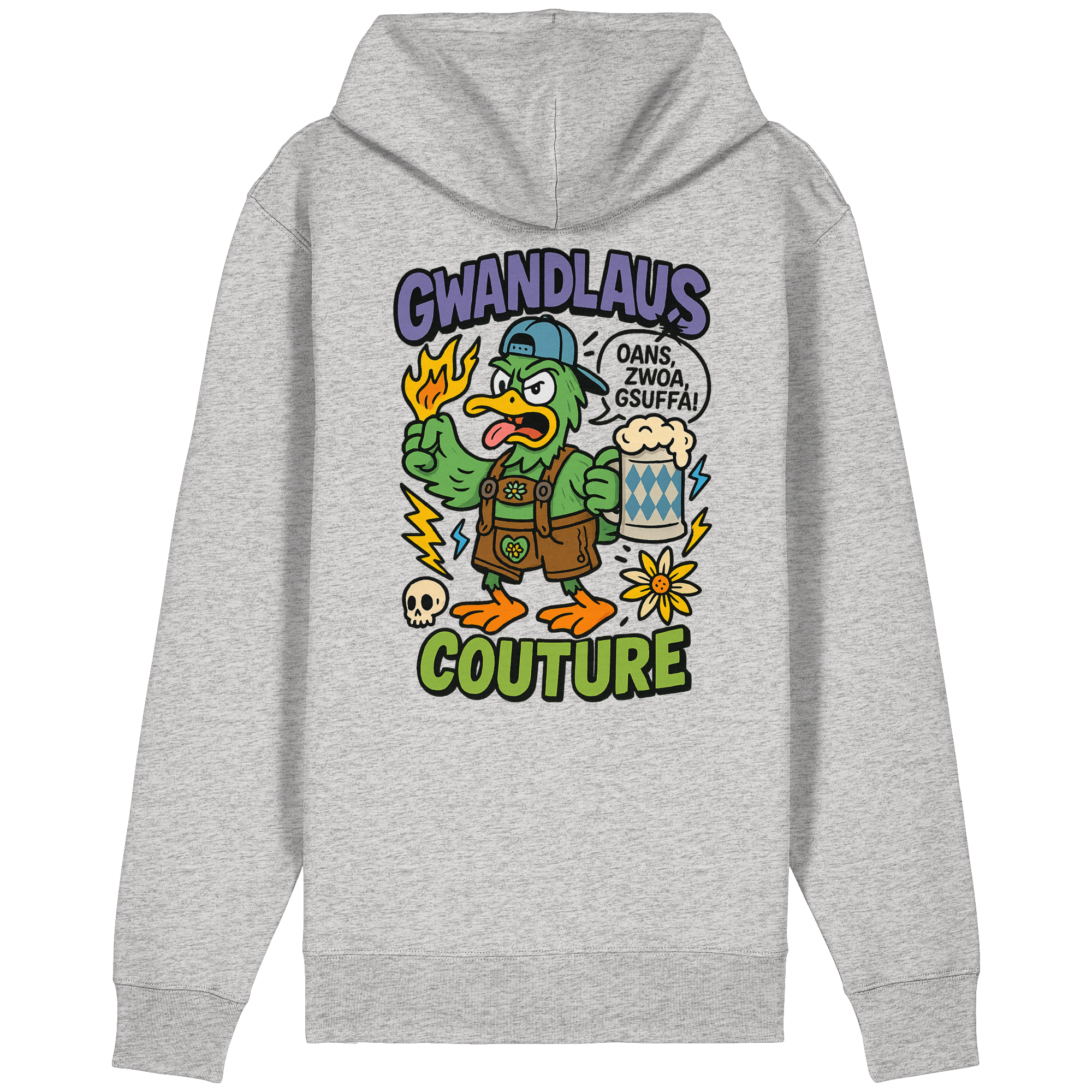 Organic Relaxed Zipper - Ente süßsauer