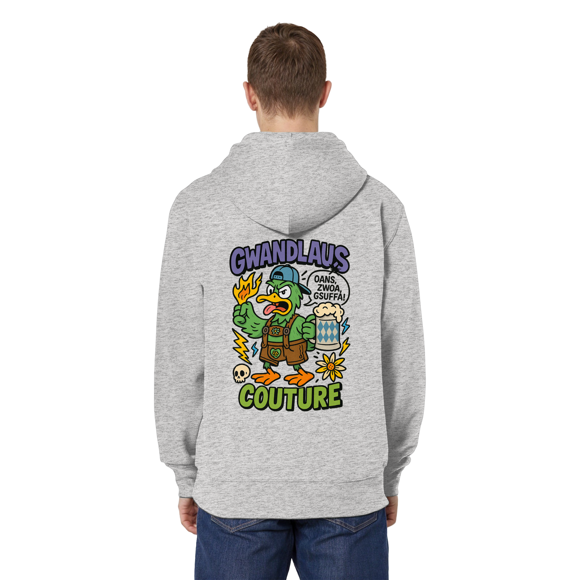 Organic Relaxed Zipper - Ente süßsauer