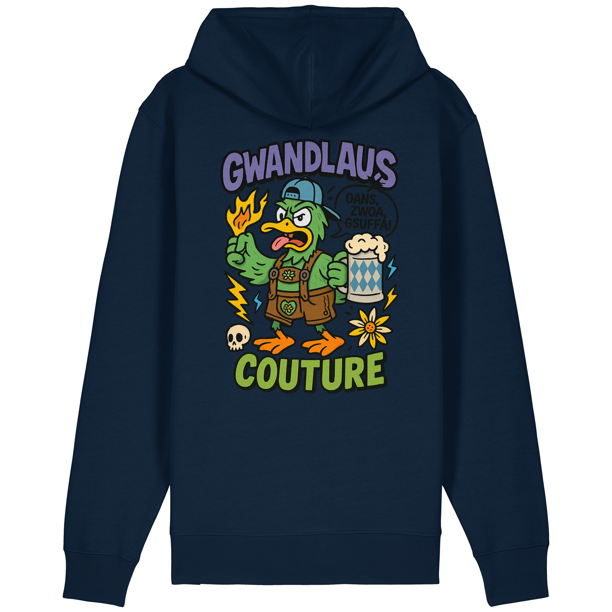 Organic Relaxed Zipper - Ente süßsauer