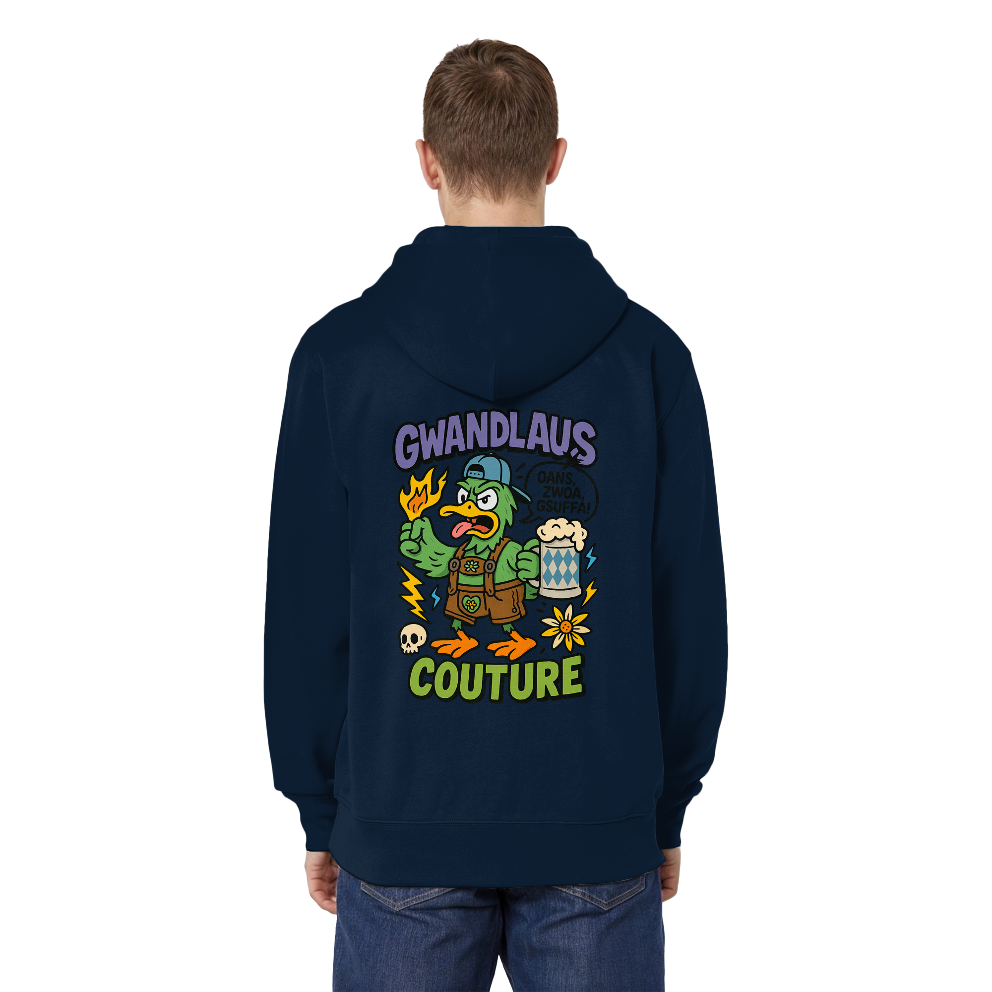 Organic Relaxed Zipper - Ente süßsauer