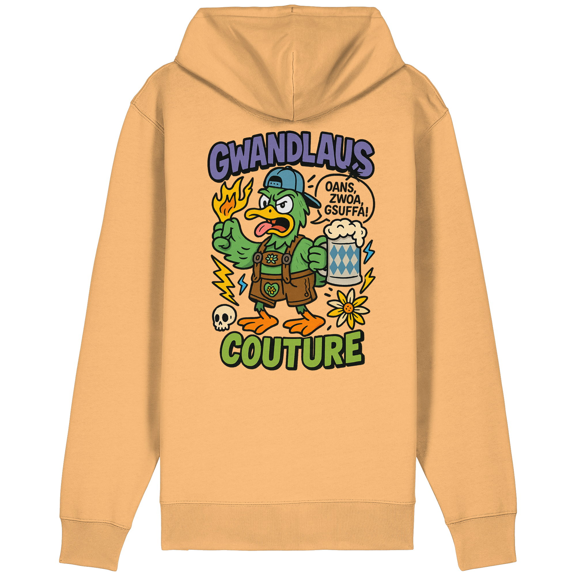 Organic Relaxed Zipper - Ente süßsauer