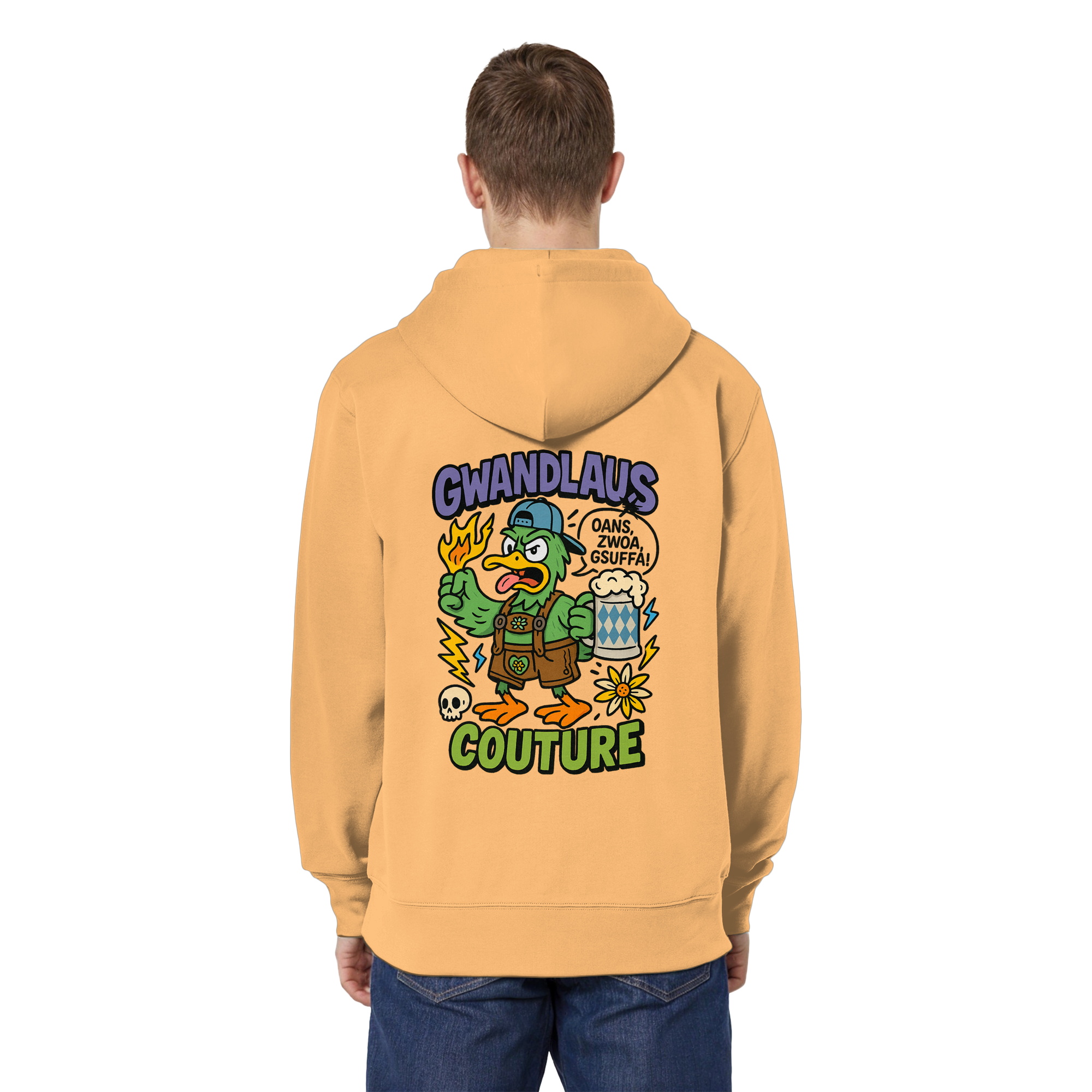 Organic Relaxed Zipper - Ente süßsauer