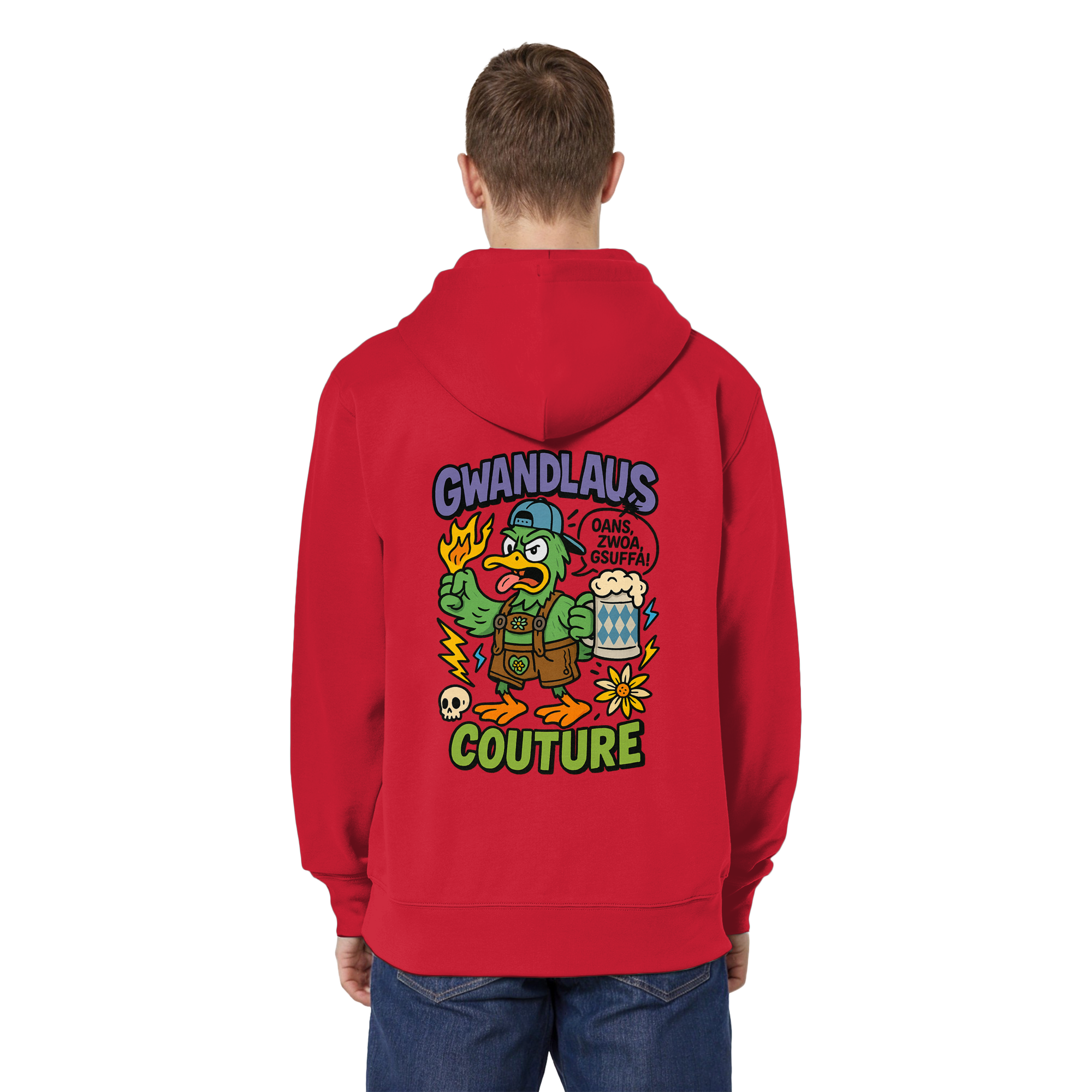 Organic Relaxed Zipper - Ente süßsauer