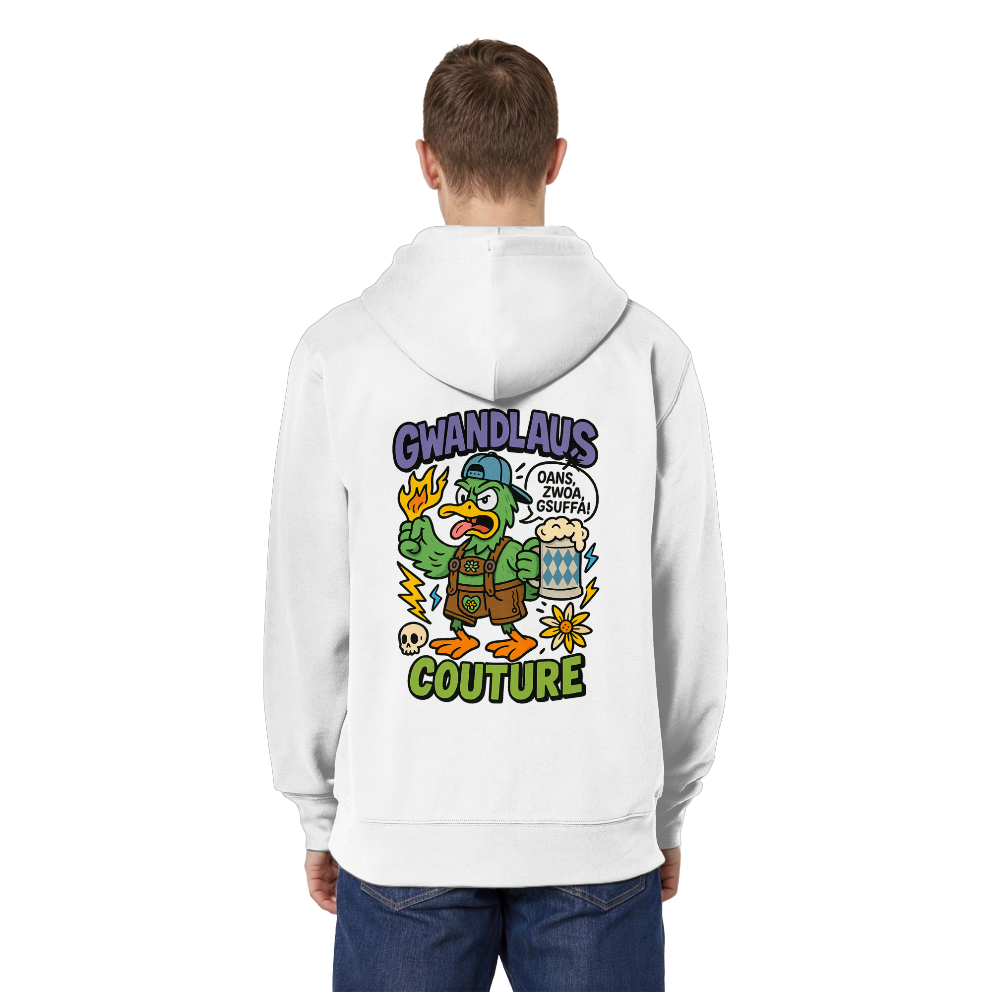 Organic Relaxed Zipper - Ente süßsauer