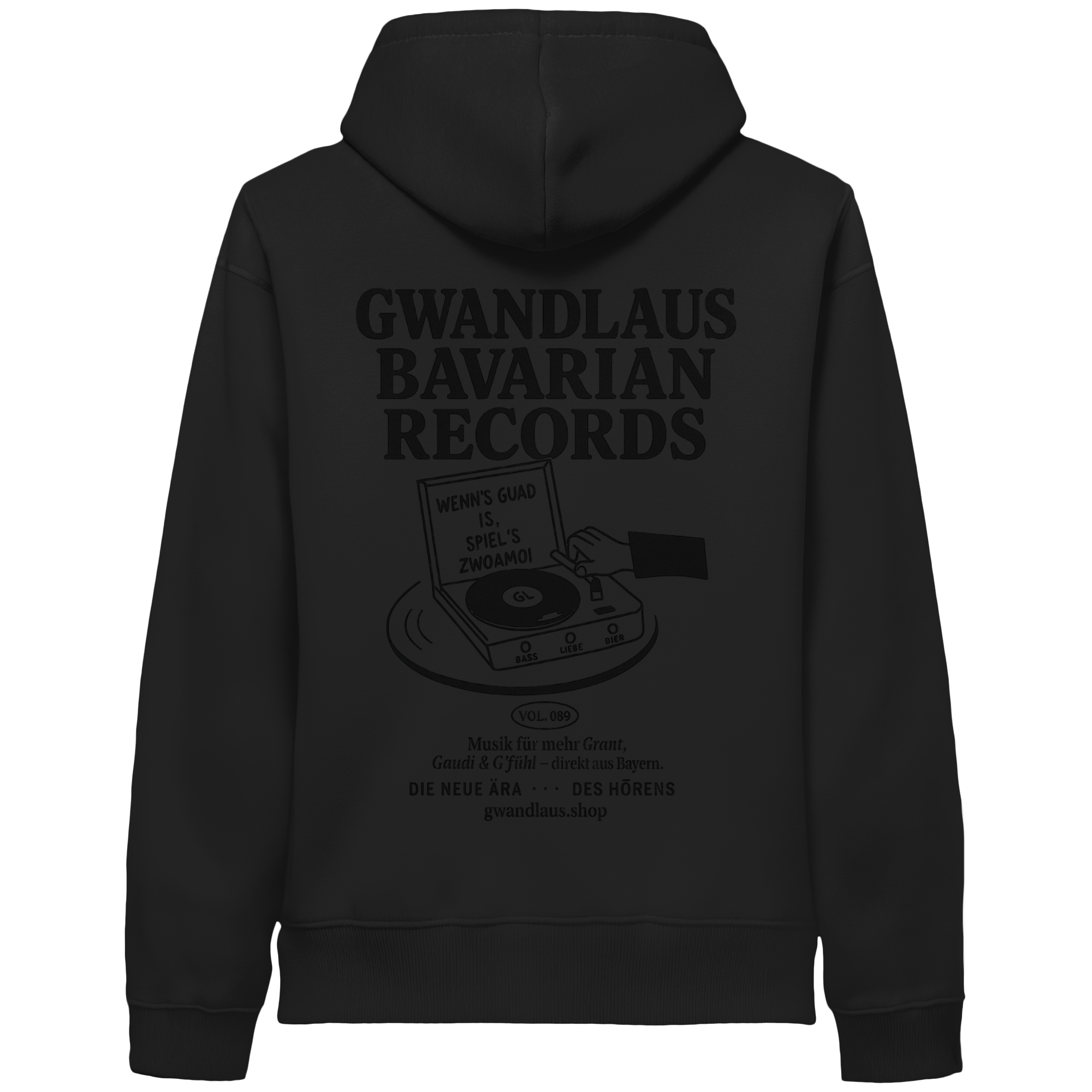 Bavarian Records  - Organic Side Pocket Hoodie