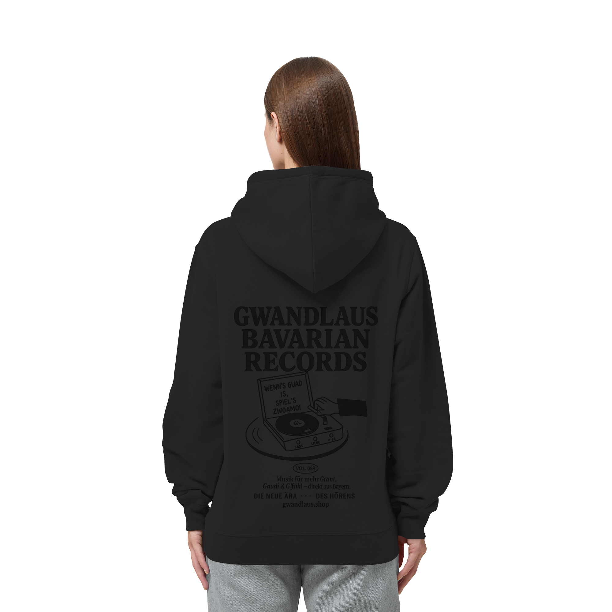 Bavarian Records  - Organic Side Pocket Hoodie