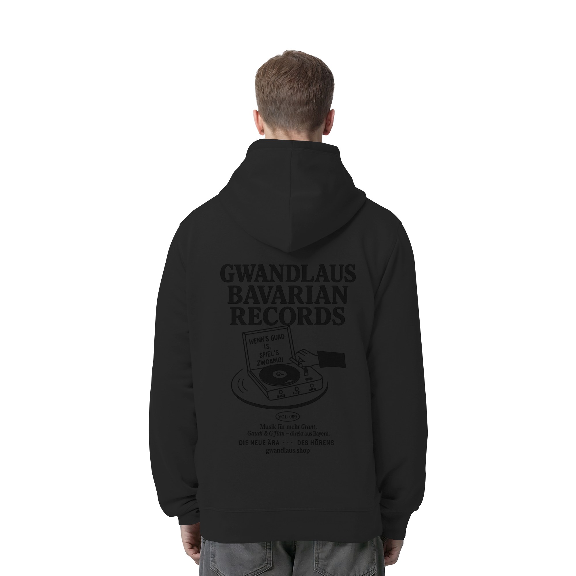 Bavarian Records  - Organic Side Pocket Hoodie