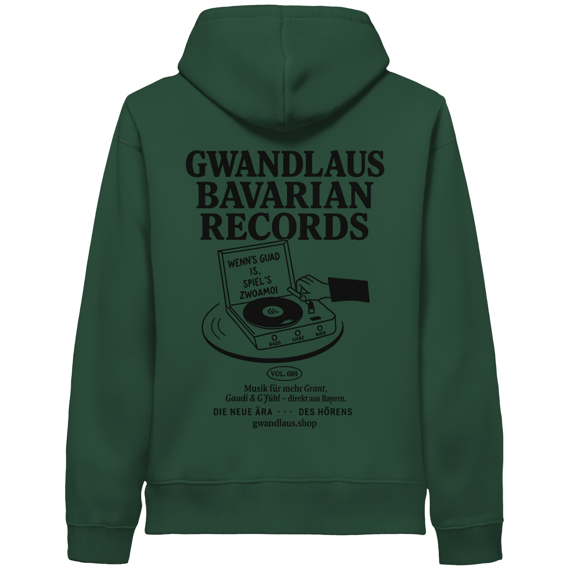 Bavarian Records  - Organic Side Pocket Hoodie