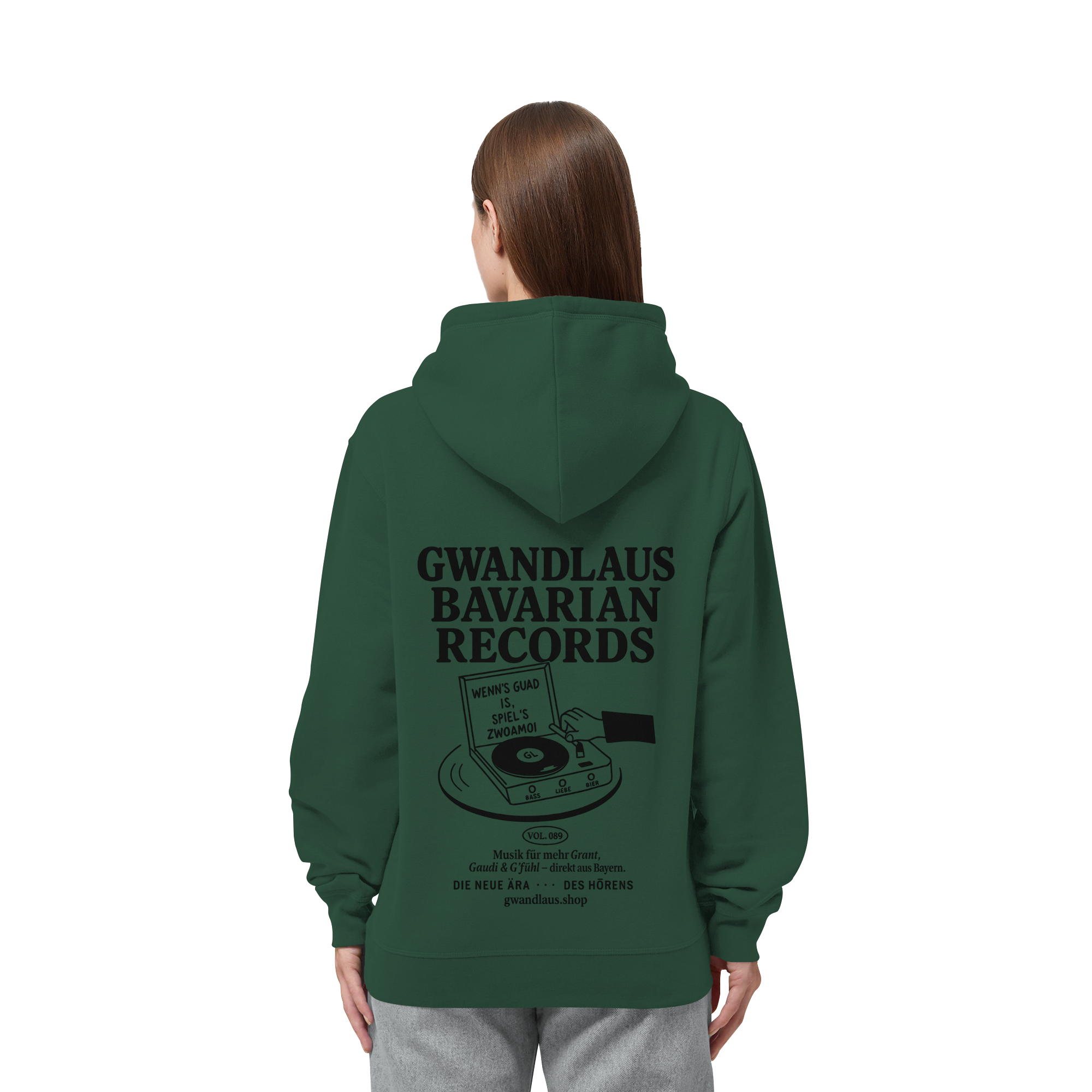 Bavarian Records  - Organic Side Pocket Hoodie