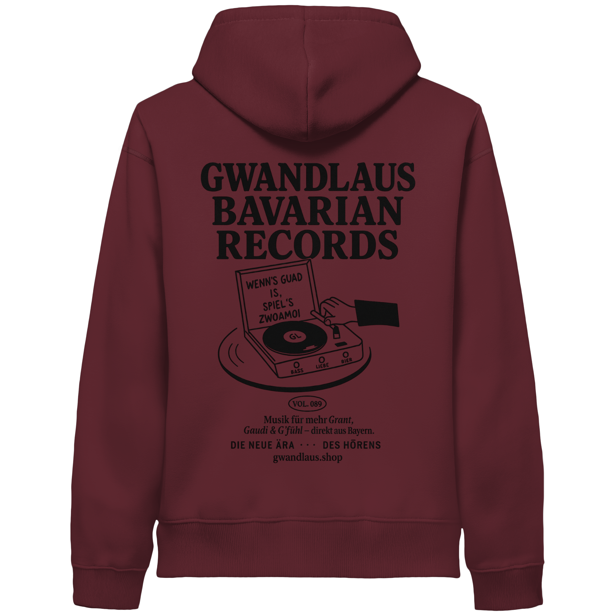 Bavarian Records  - Organic Side Pocket Hoodie