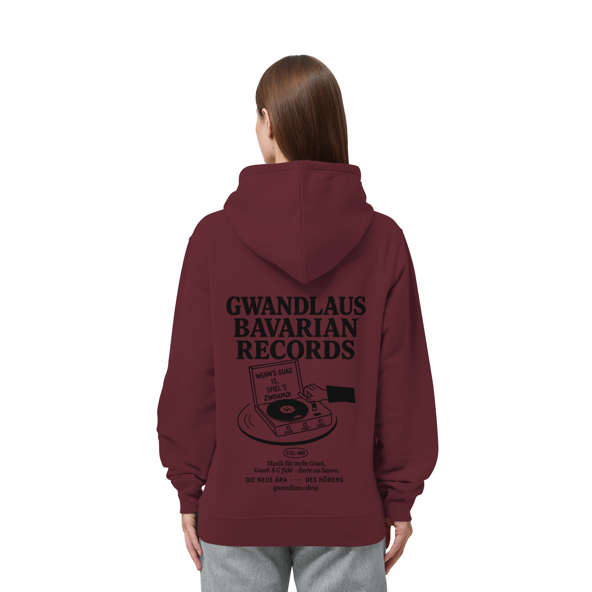 Bavarian Records  - Organic Side Pocket Hoodie