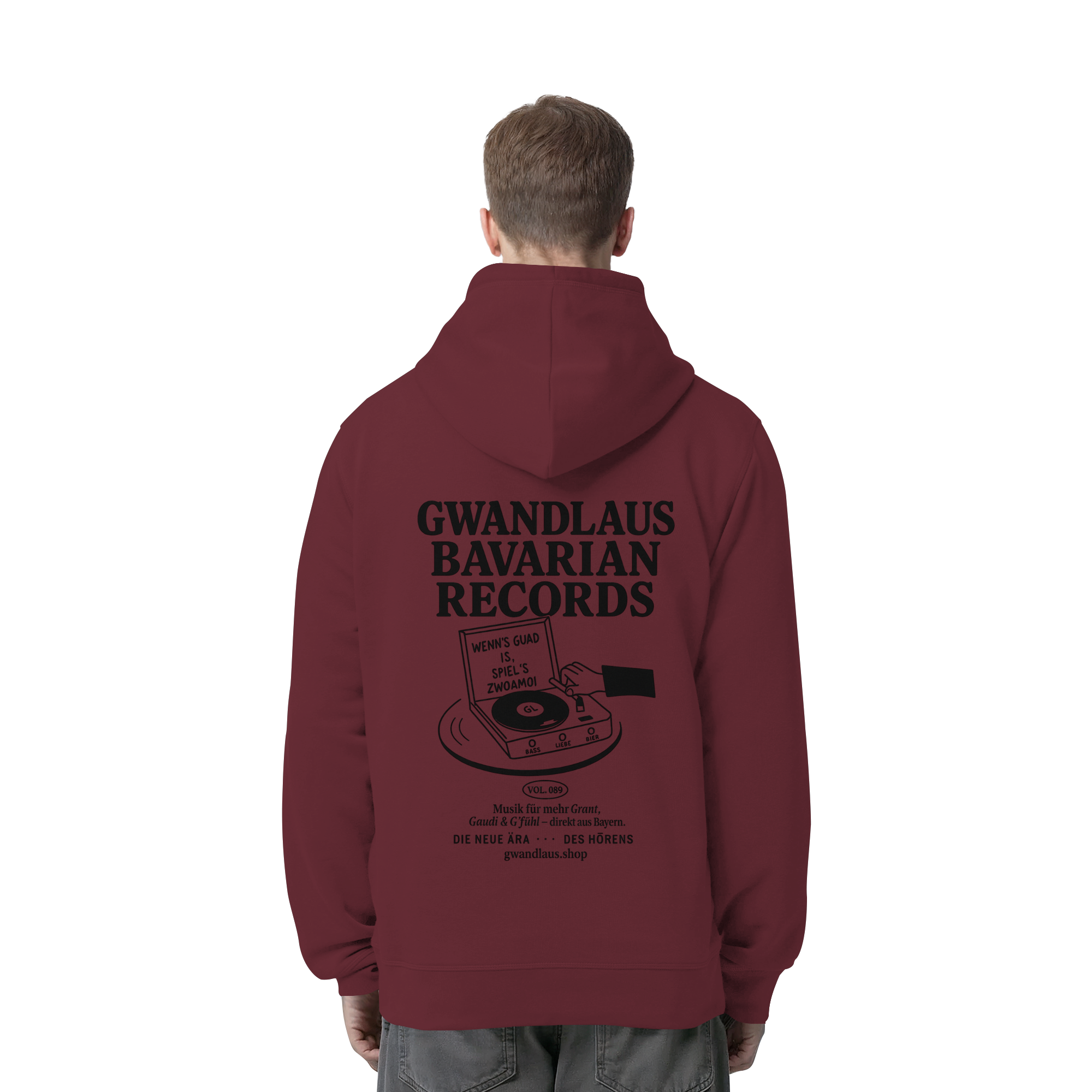 Bavarian Records  - Organic Side Pocket Hoodie