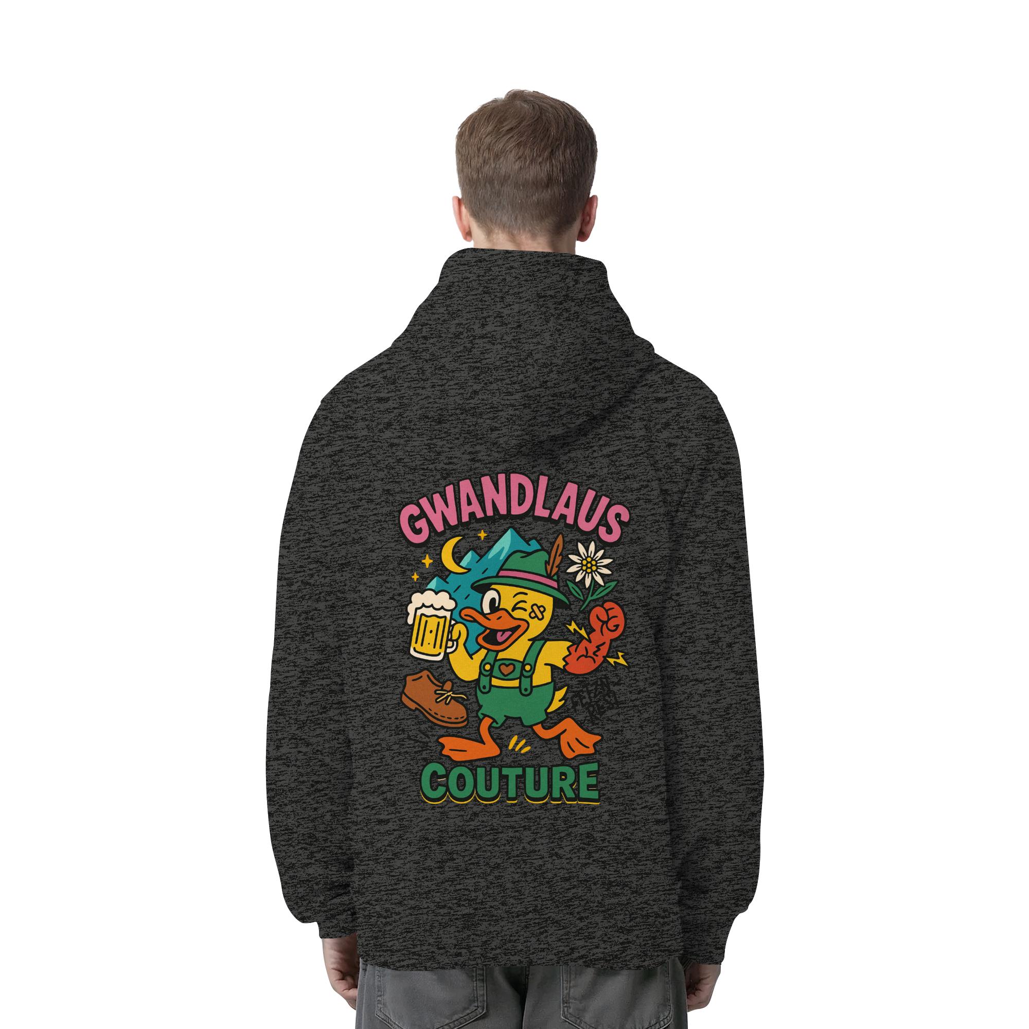 Crazy Duck - Organic Side Pocket Hoodie