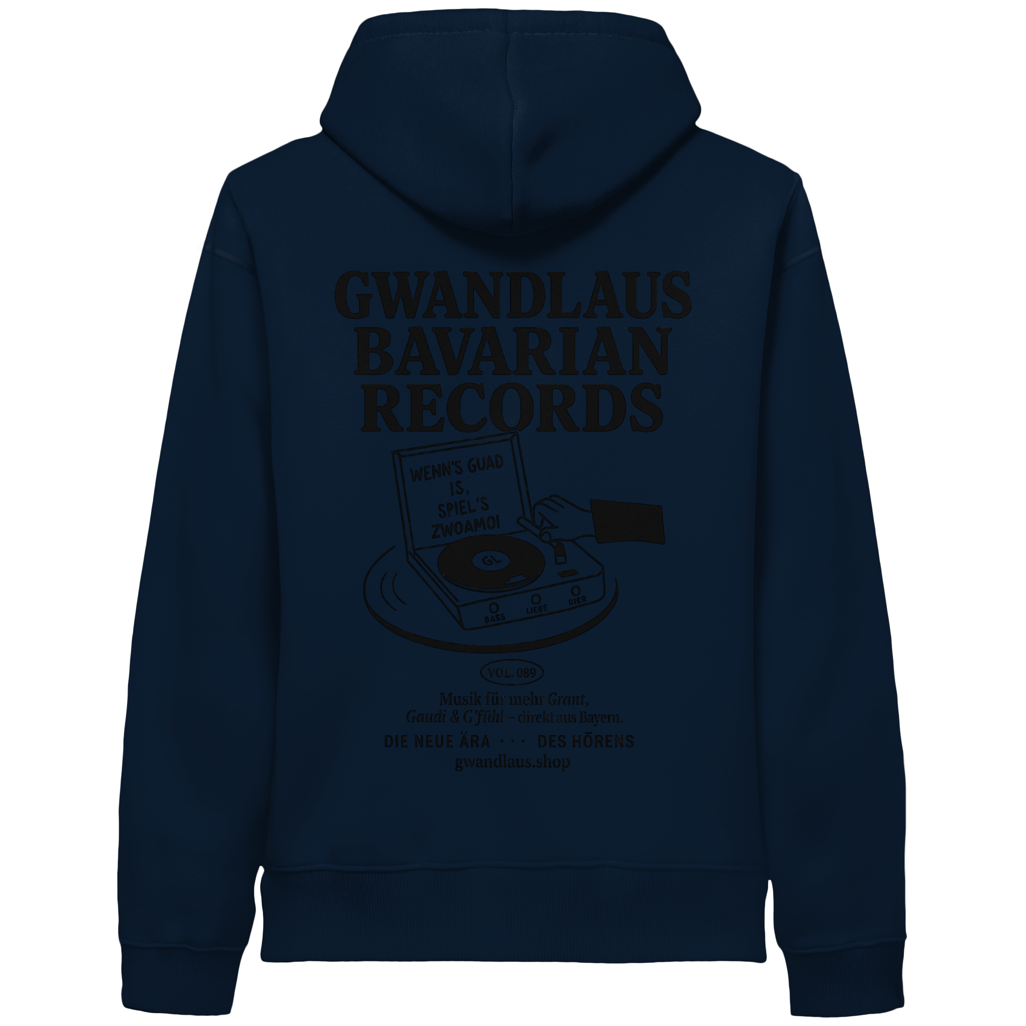 Bavarian Records  - Organic Side Pocket Hoodie