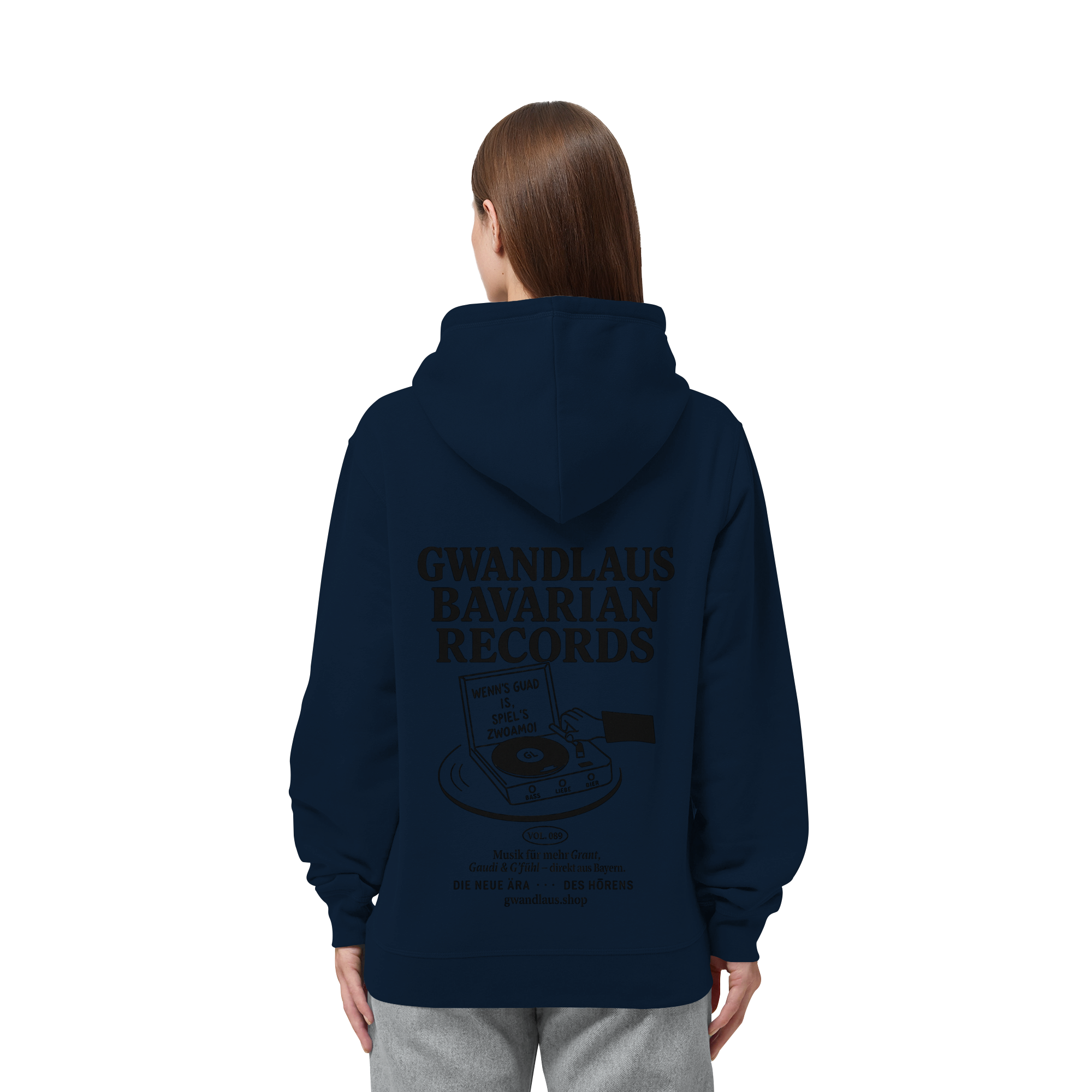 Bavarian Records  - Organic Side Pocket Hoodie