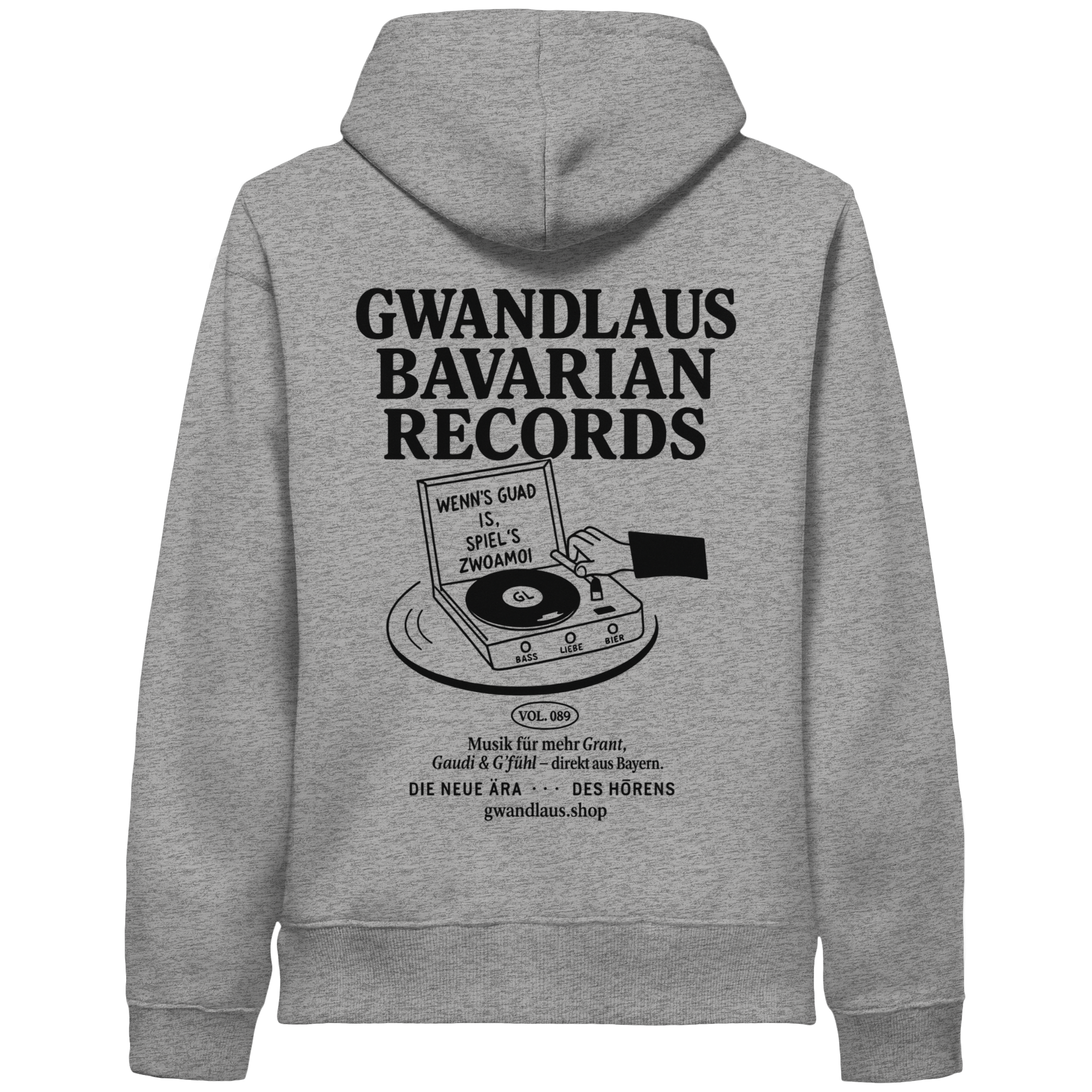 Bavarian Records  - Organic Side Pocket Hoodie