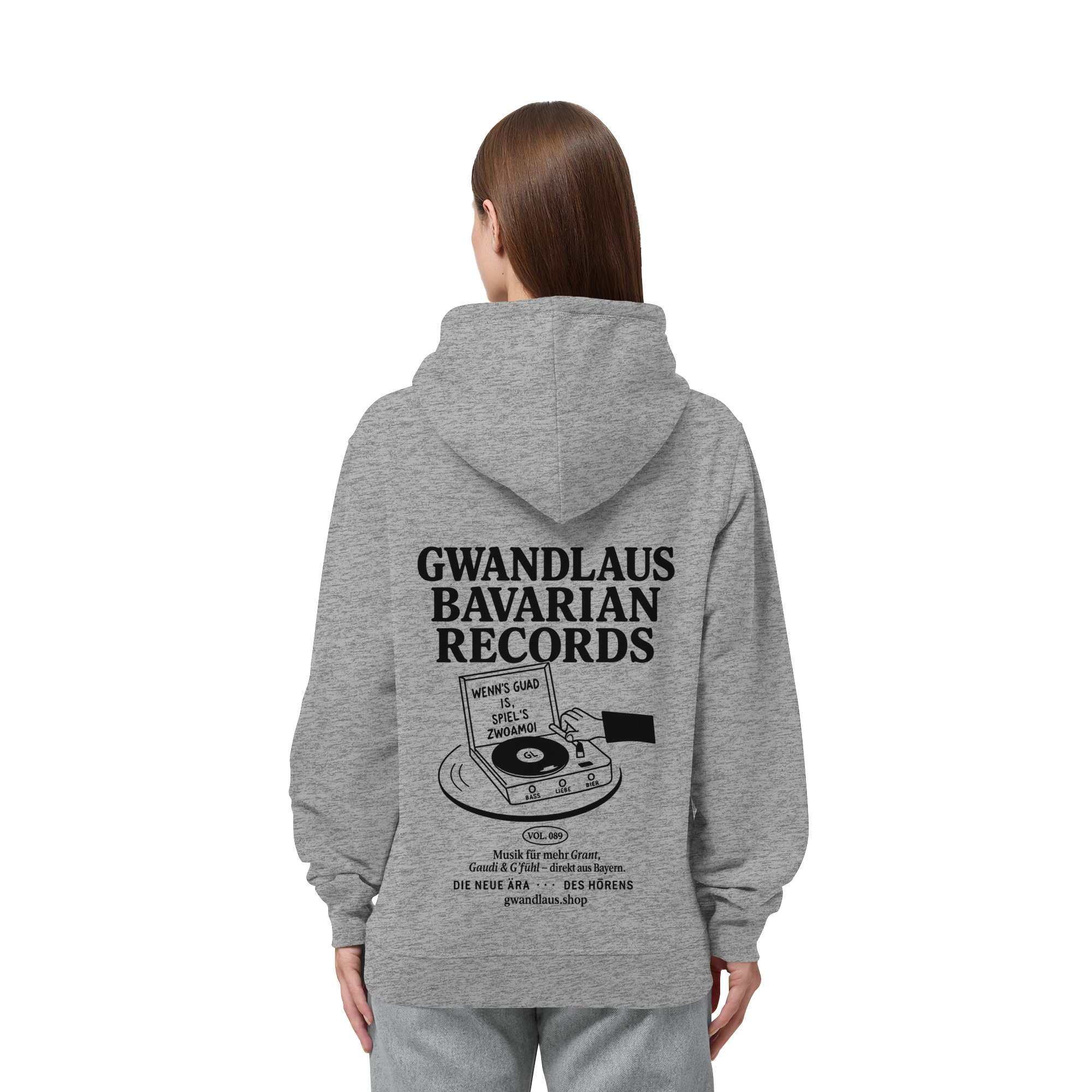 Bavarian Records  - Organic Side Pocket Hoodie