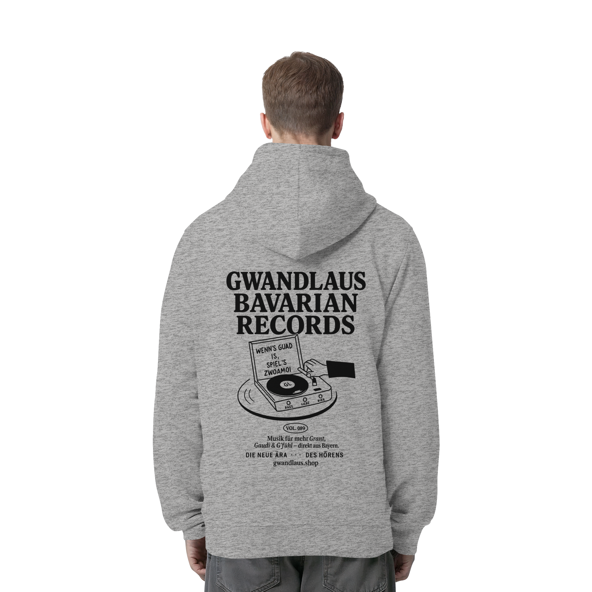 Bavarian Records  - Organic Side Pocket Hoodie