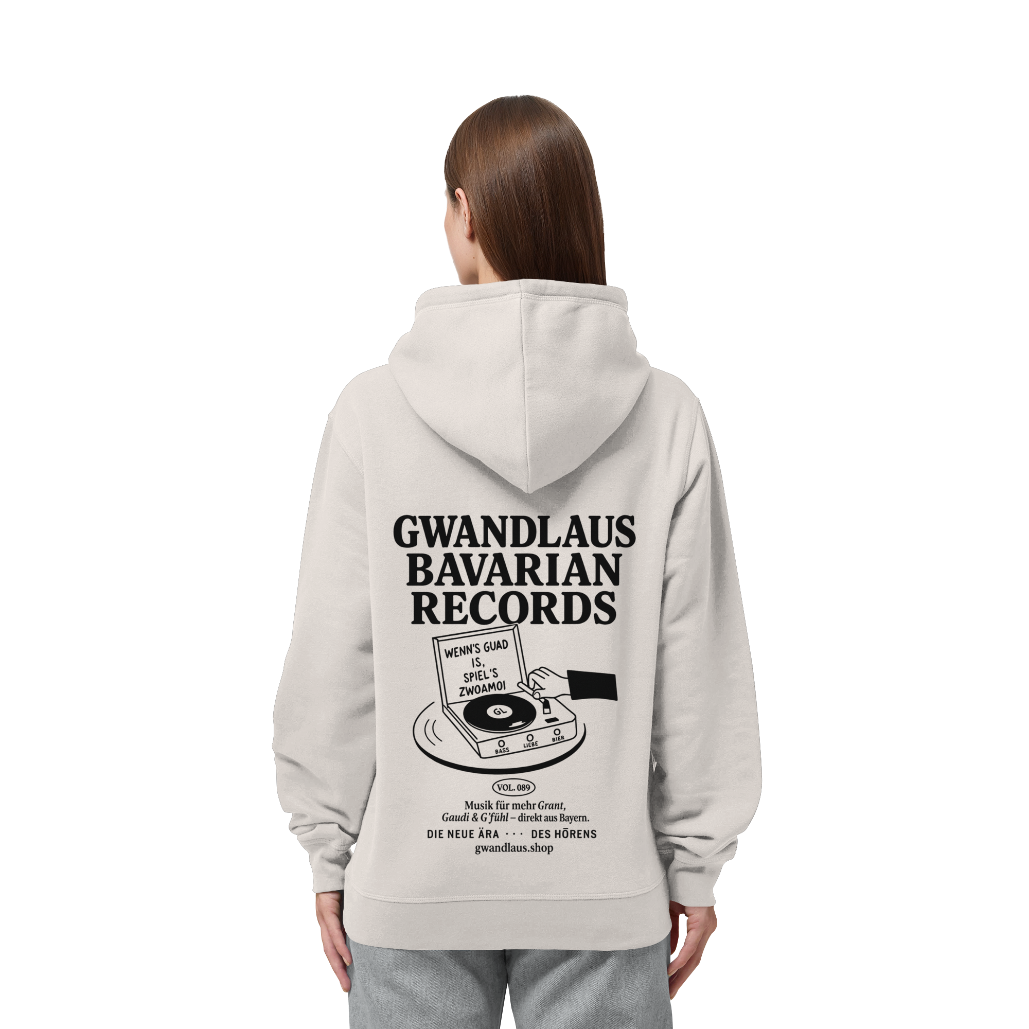 Bavarian Records  - Organic Side Pocket Hoodie