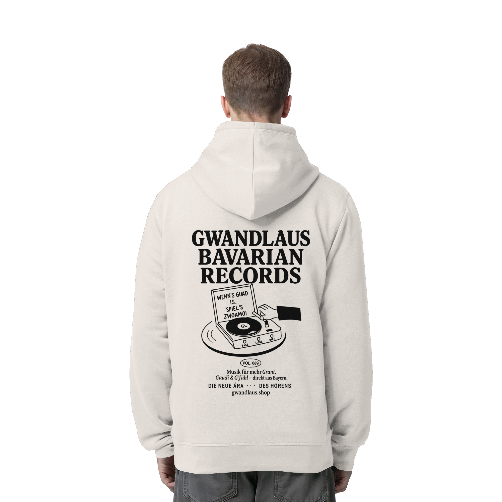 Bavarian Records  - Organic Side Pocket Hoodie