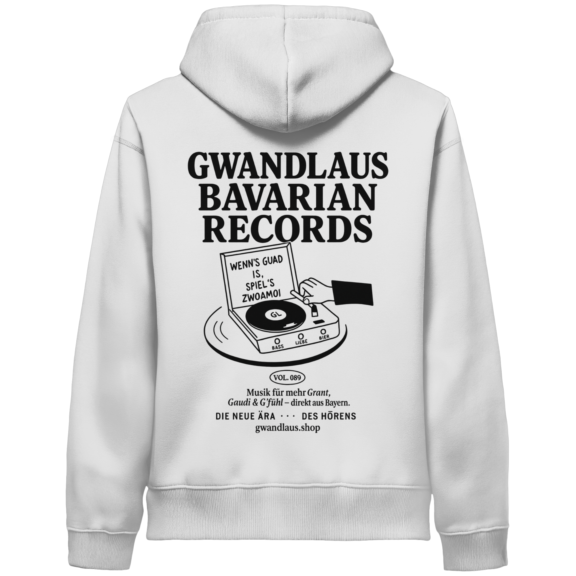 Bavarian Records  - Organic Side Pocket Hoodie
