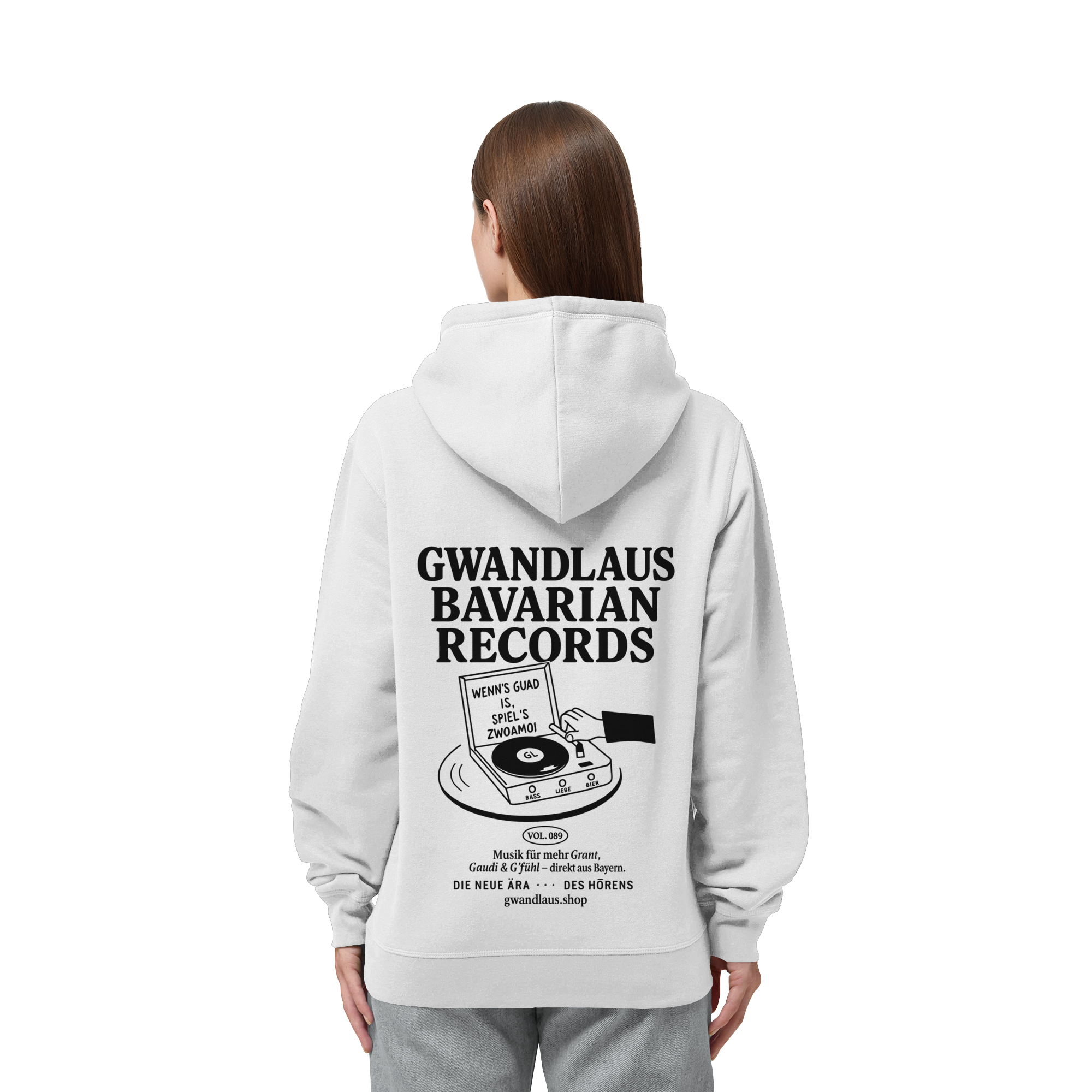 Bavarian Records  - Organic Side Pocket Hoodie