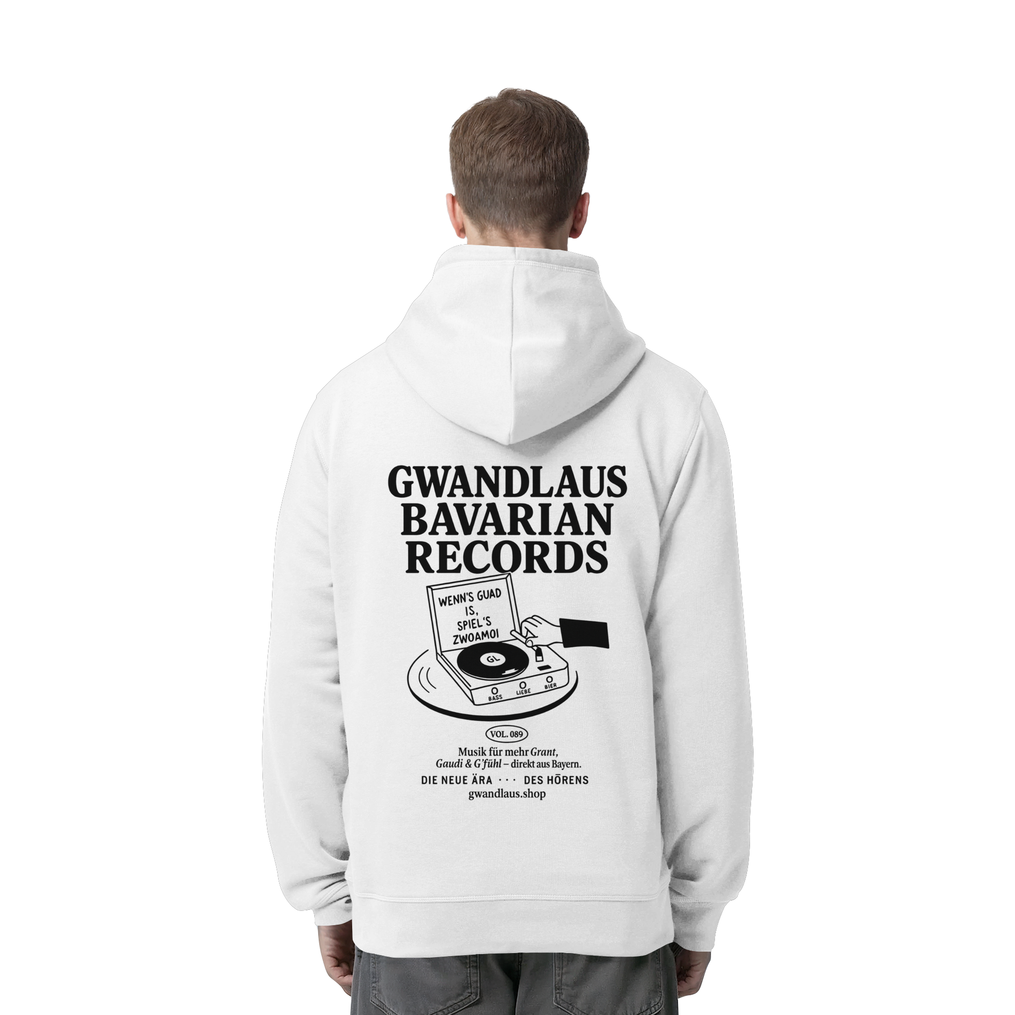 Bavarian Records  - Organic Side Pocket Hoodie