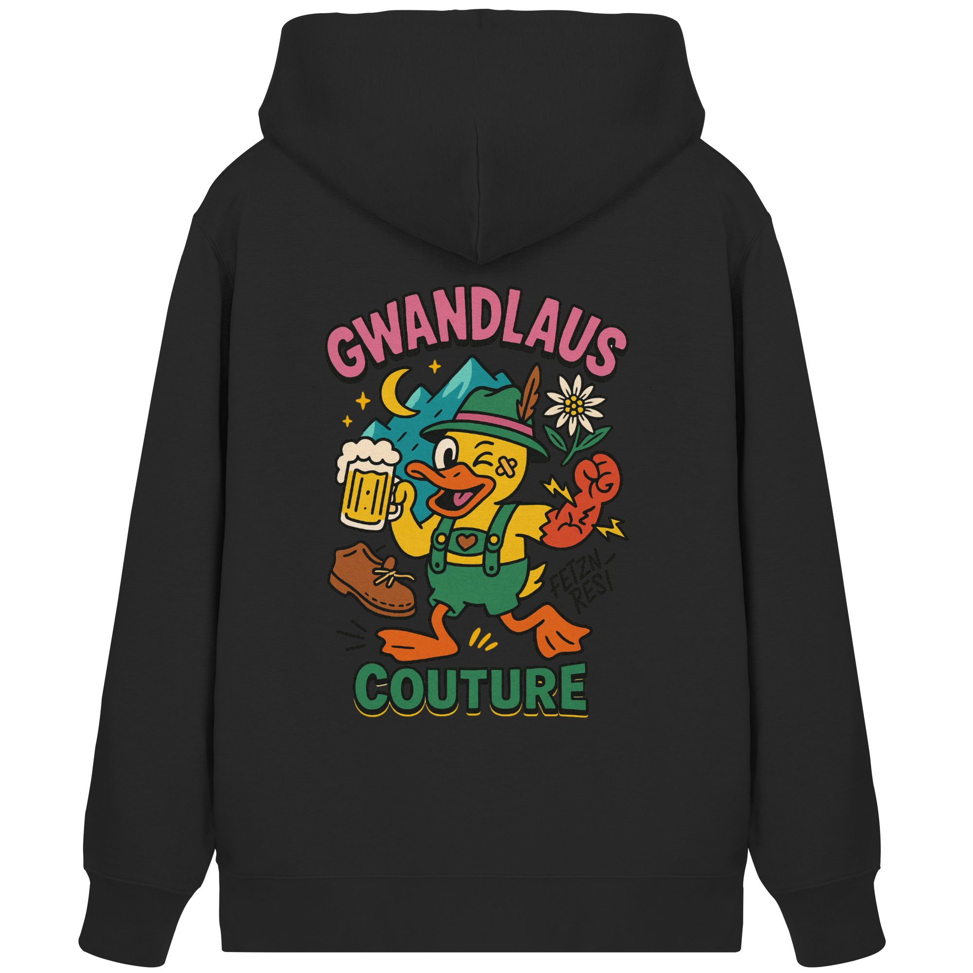 Crazy Duck - Organic Zipper