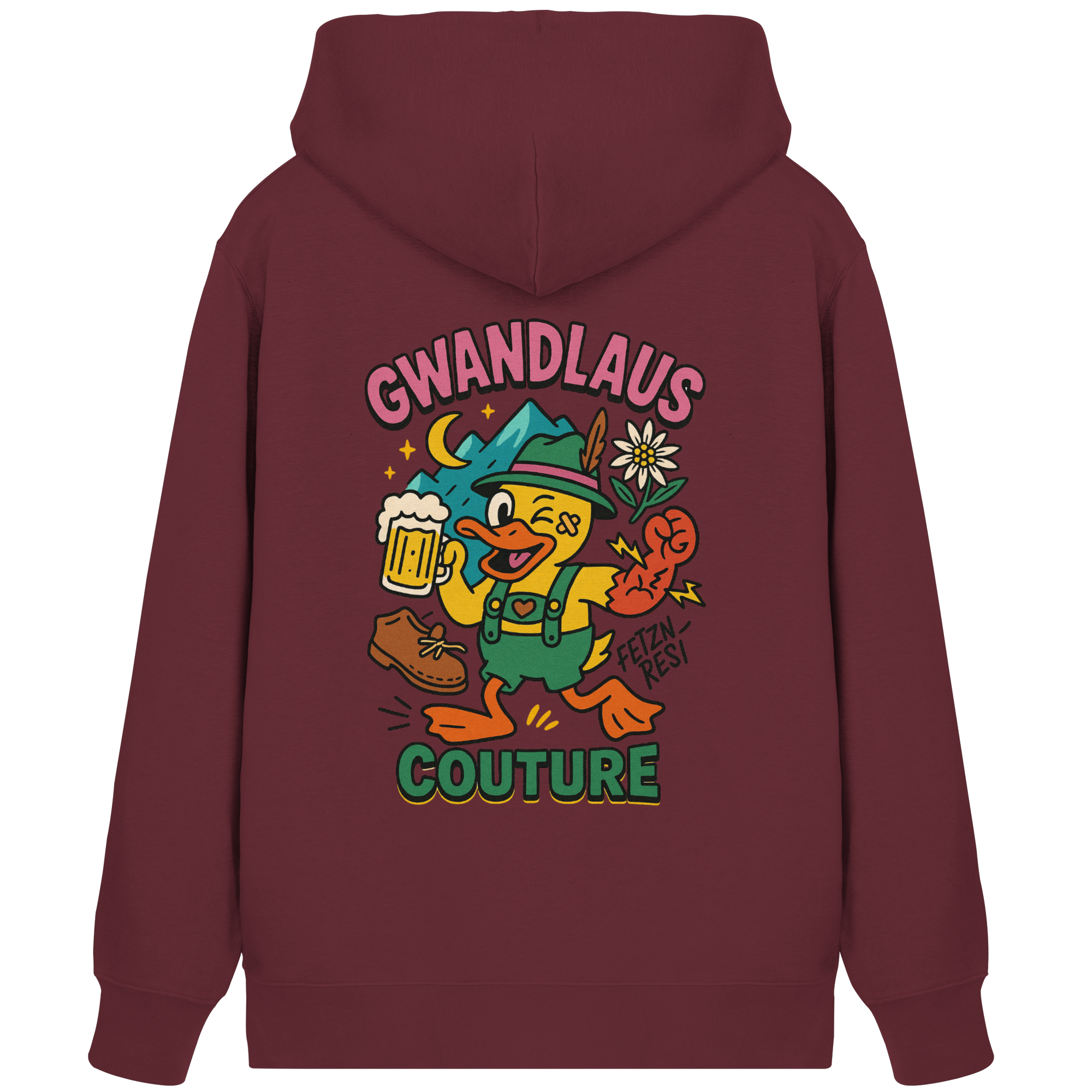 Crazy Duck - Organic Zipper