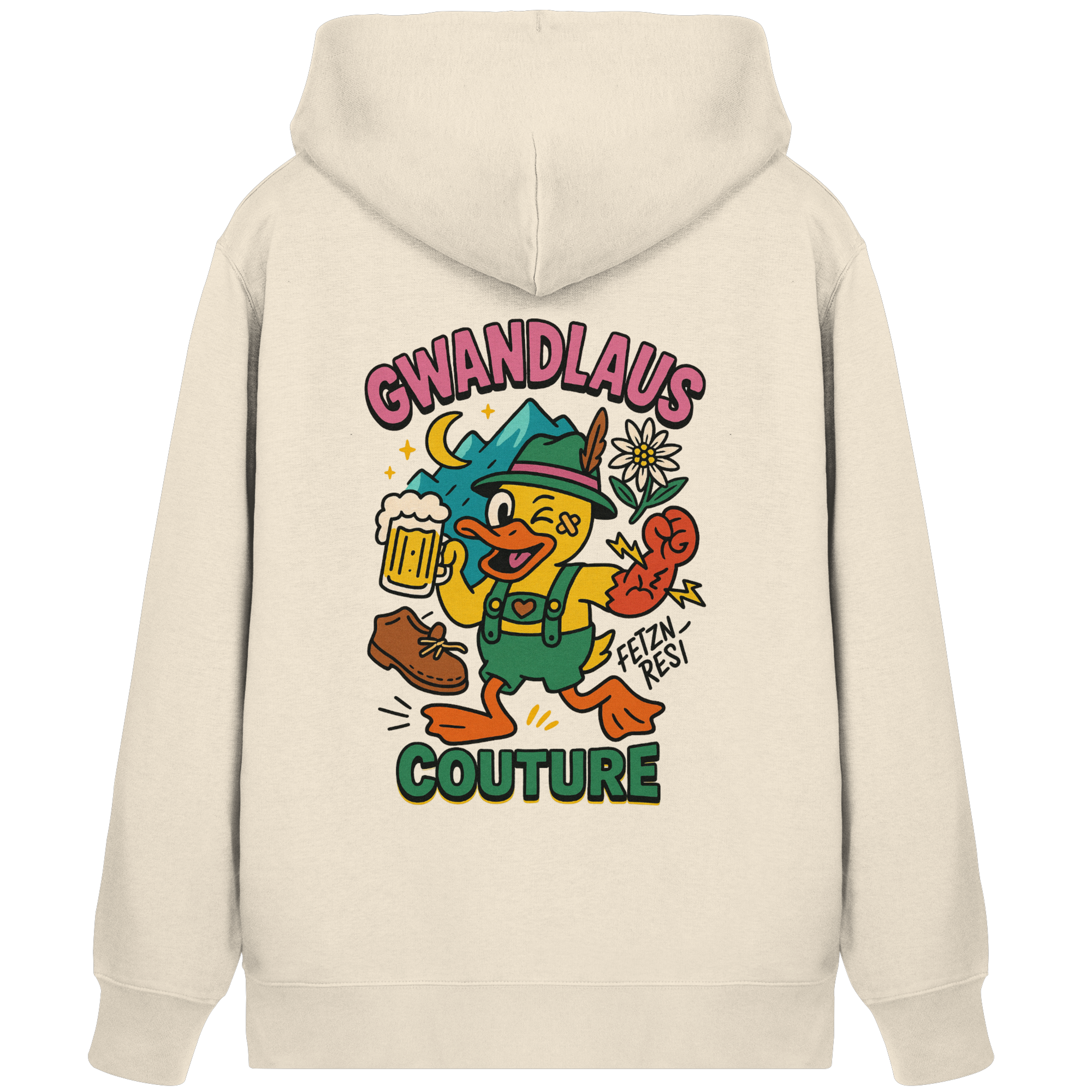 Crazy Duck - Organic Zipper