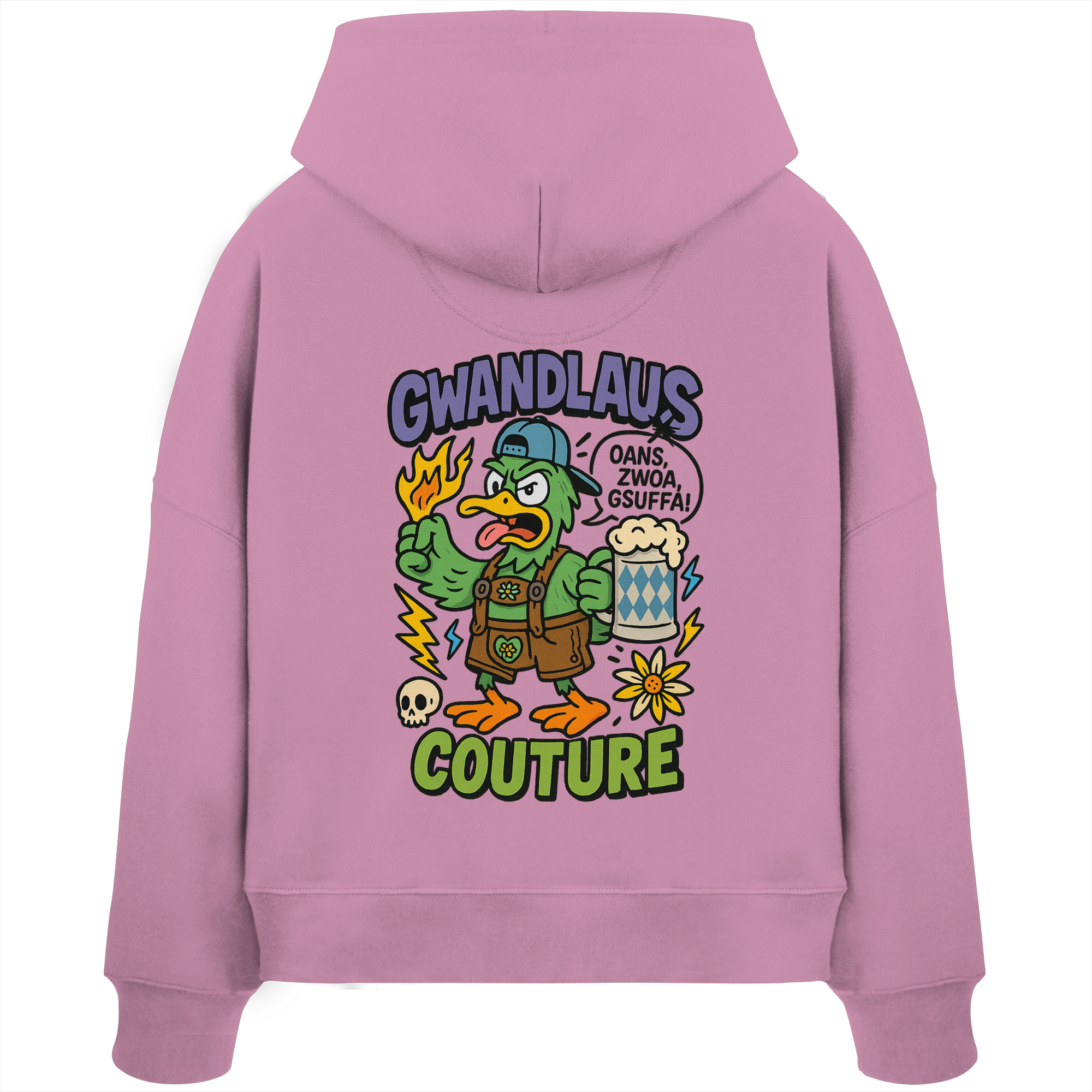 Ente süßsauer - Womens Organic Boxcut Hoodie