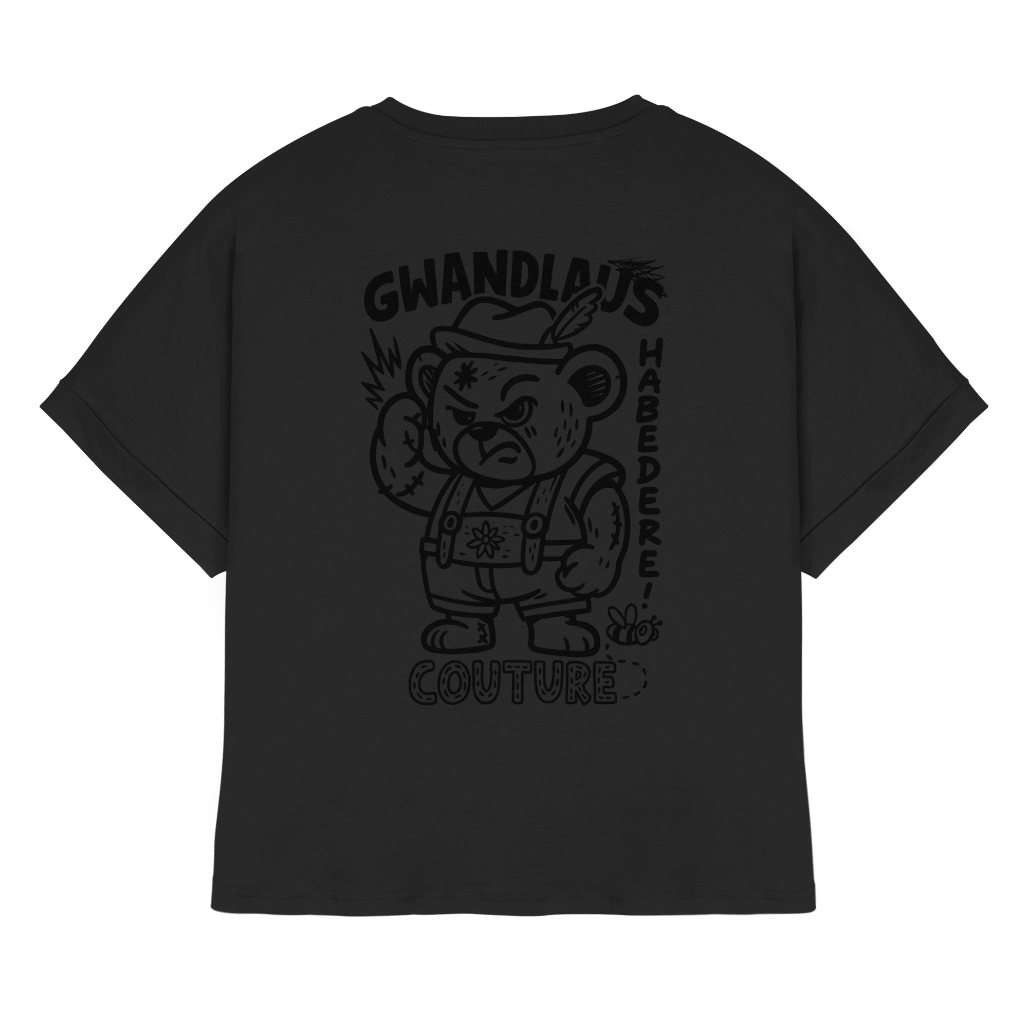 Watschnbääär - Womens Organic Rolled Sleeves T-Shirt