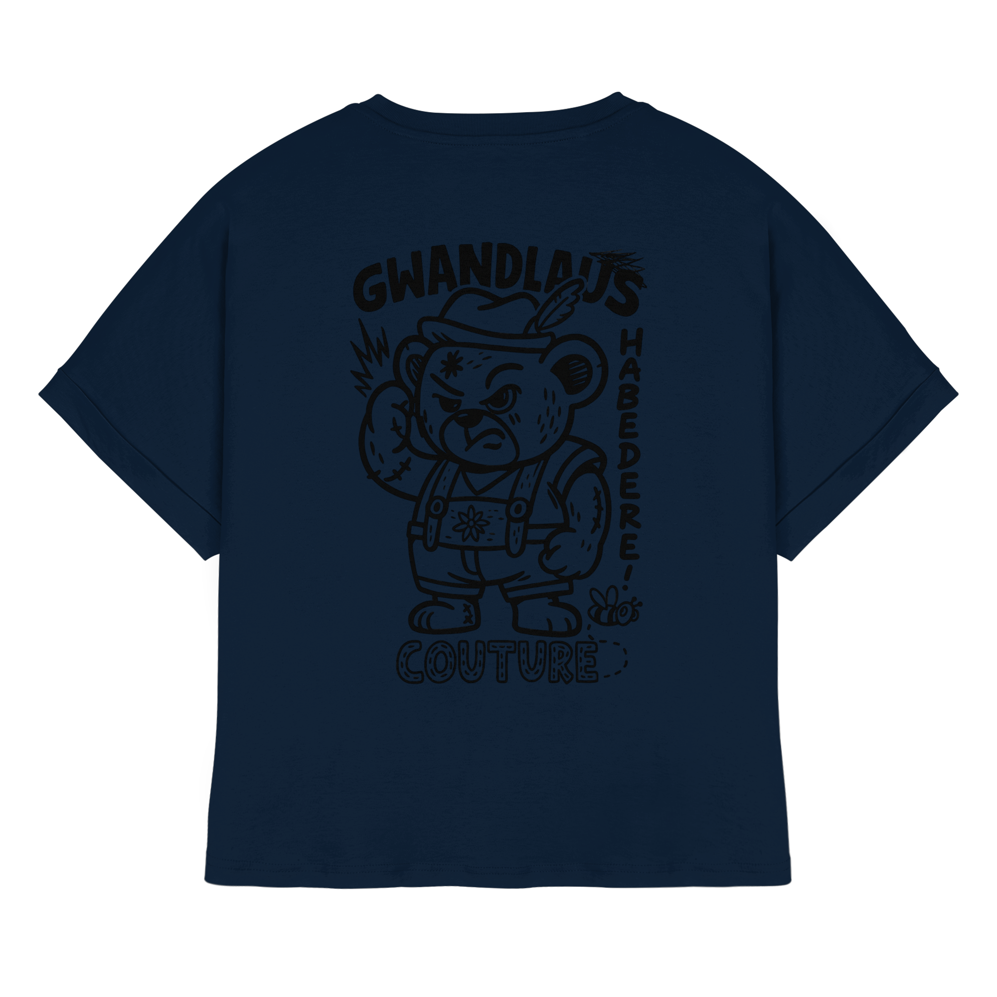 Watschnbääär - Womens Organic Rolled Sleeves T-Shirt