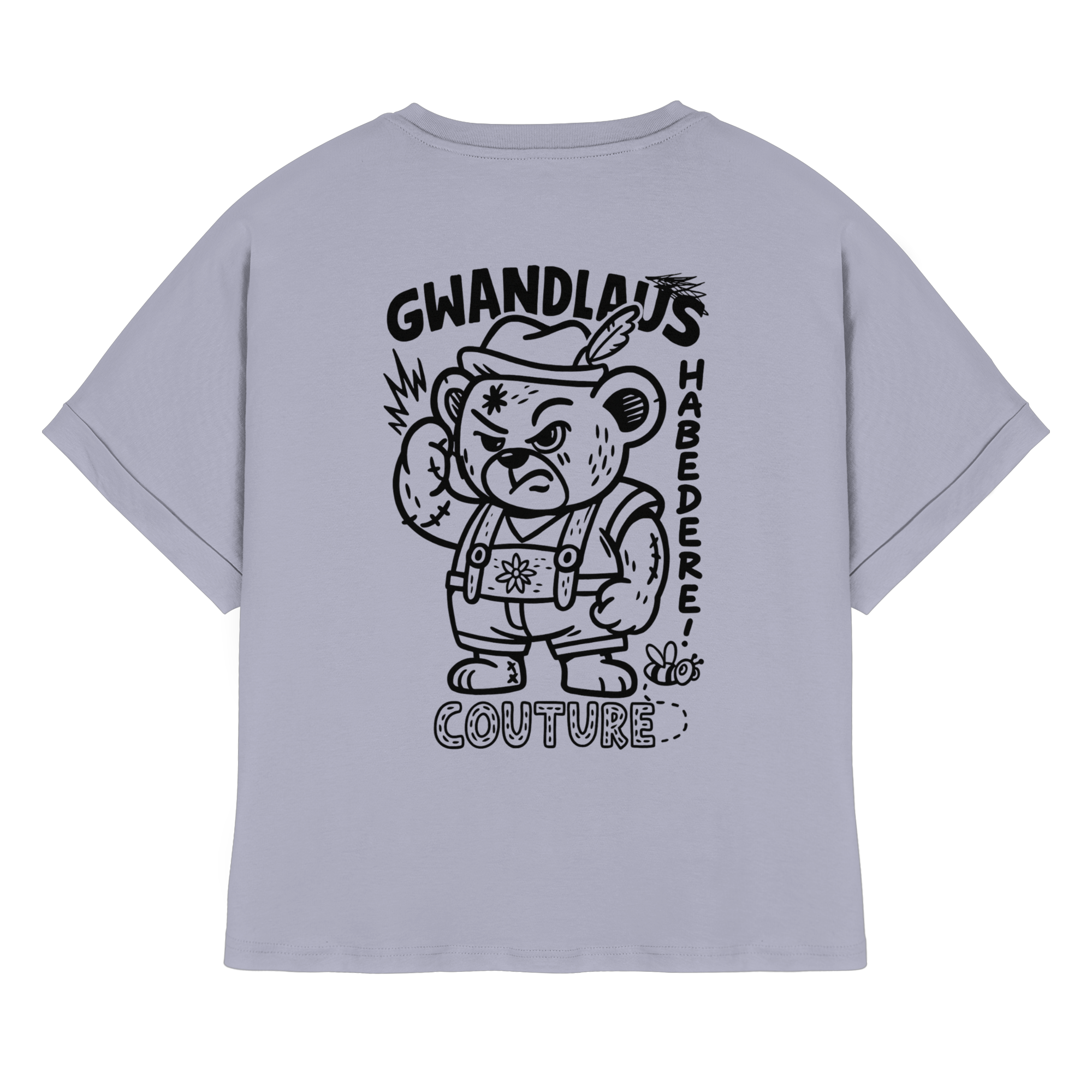 Watschnbääär - Womens Organic Rolled Sleeves T-Shirt