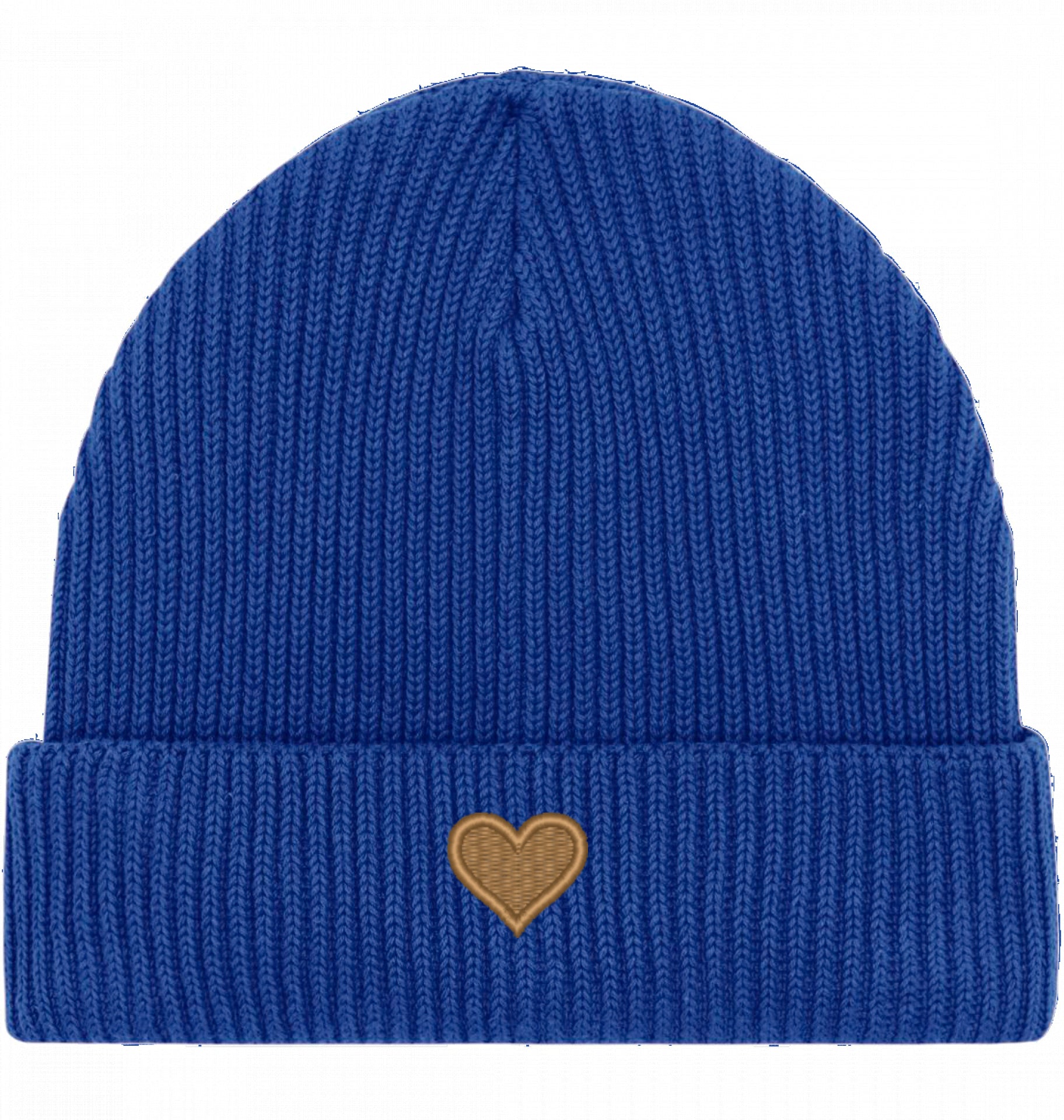Herz aus Gold - Fisherman-Beanie
