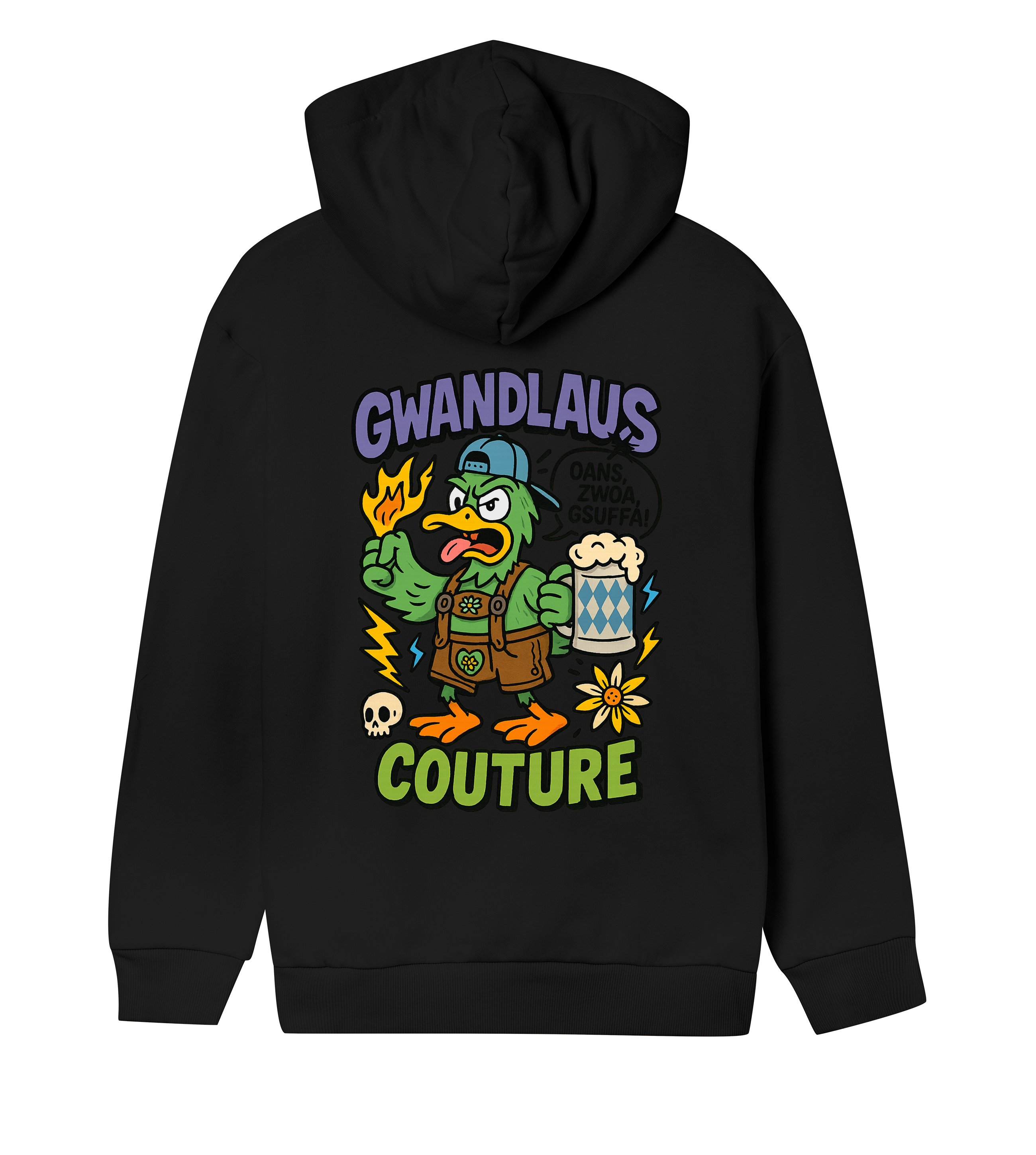 Womens Regular Hoodie ENTE süß-sauer