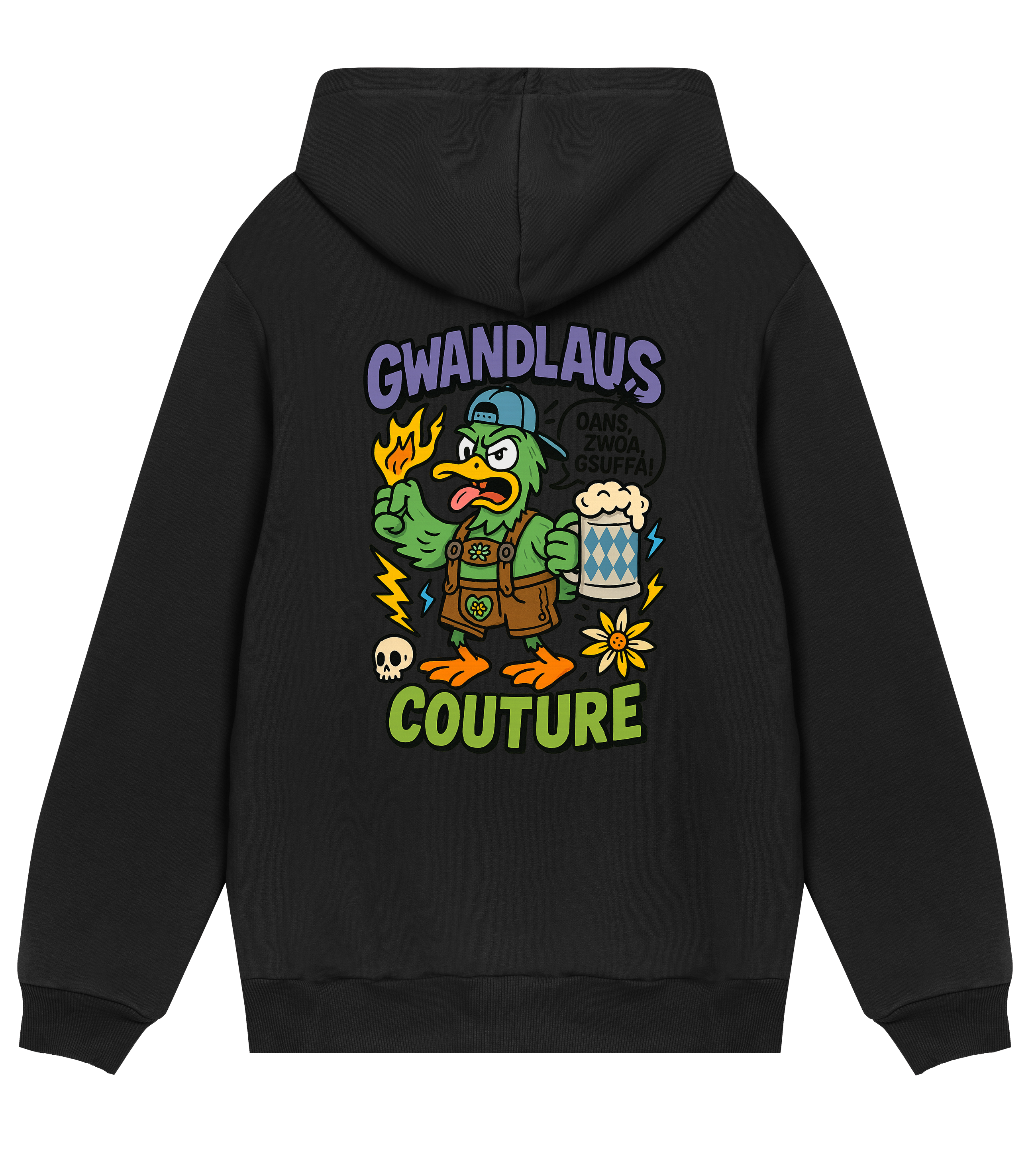 Mens Regular Hoodie ENTE süß-sauer