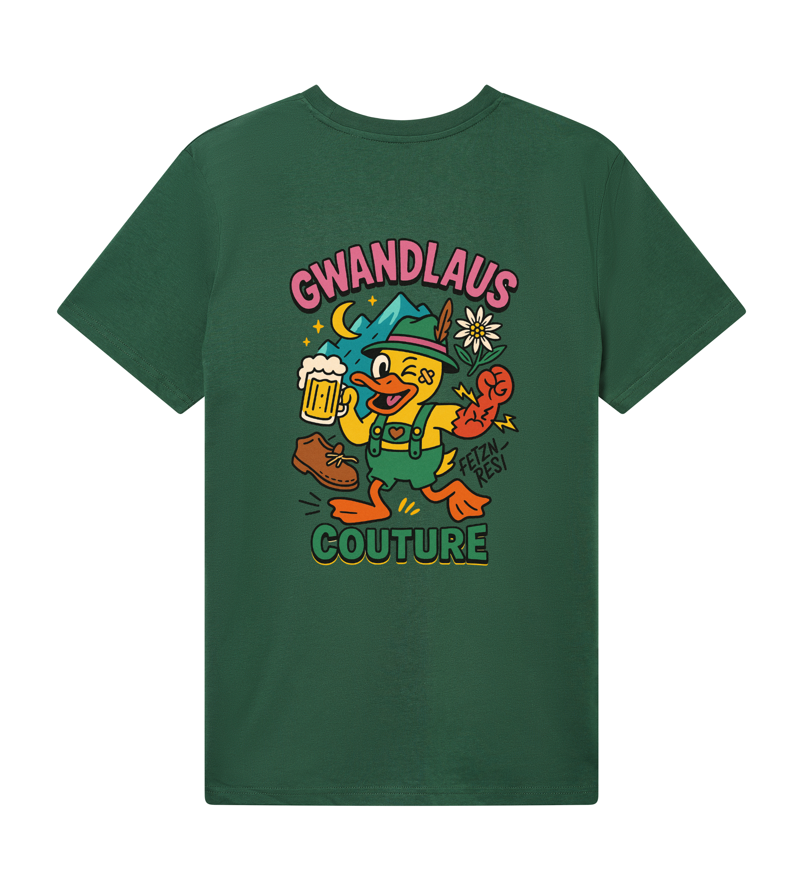 Mens Crafter Tee Crazy Duck