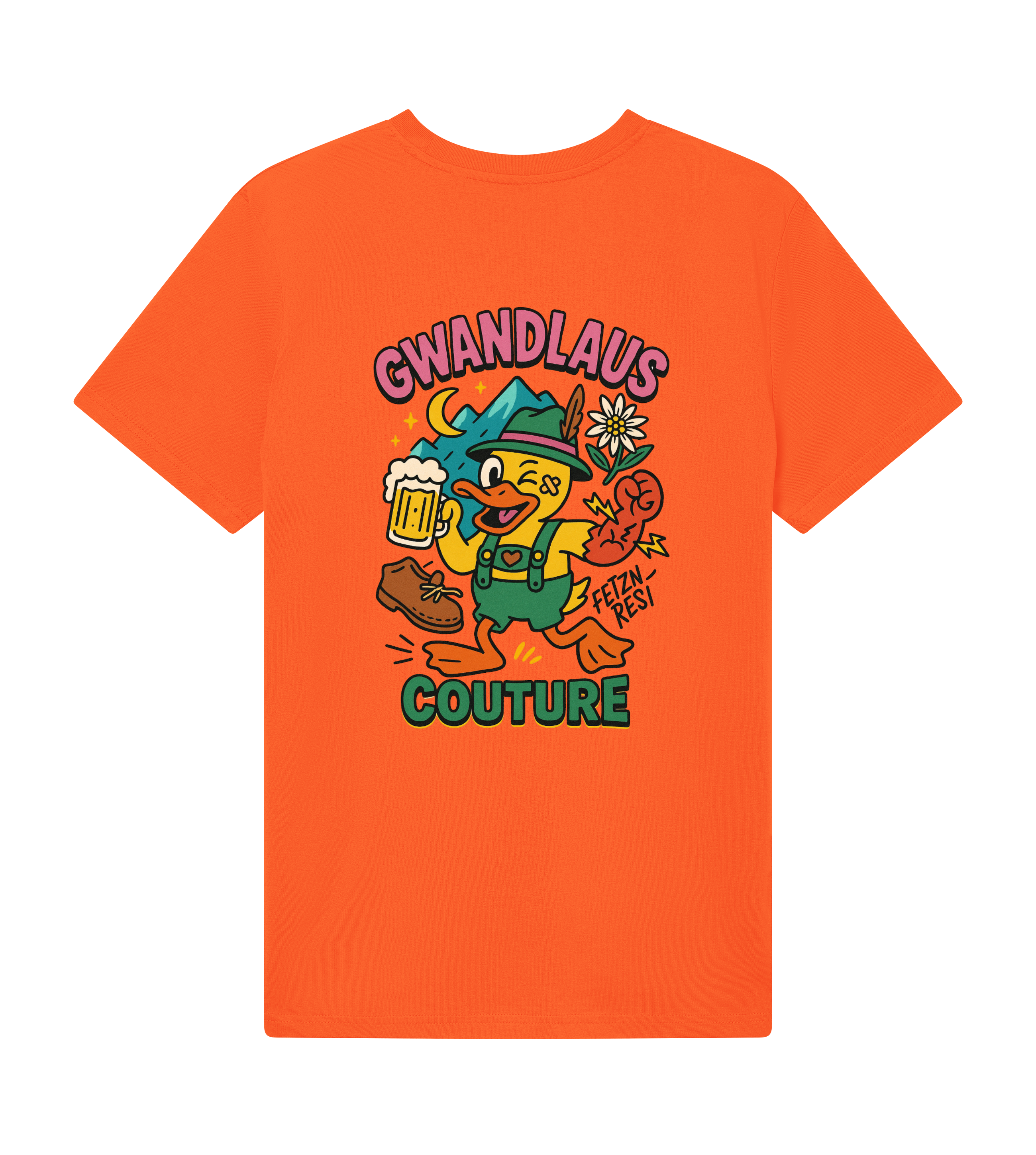 Mens Crafter Tee Crazy Duck