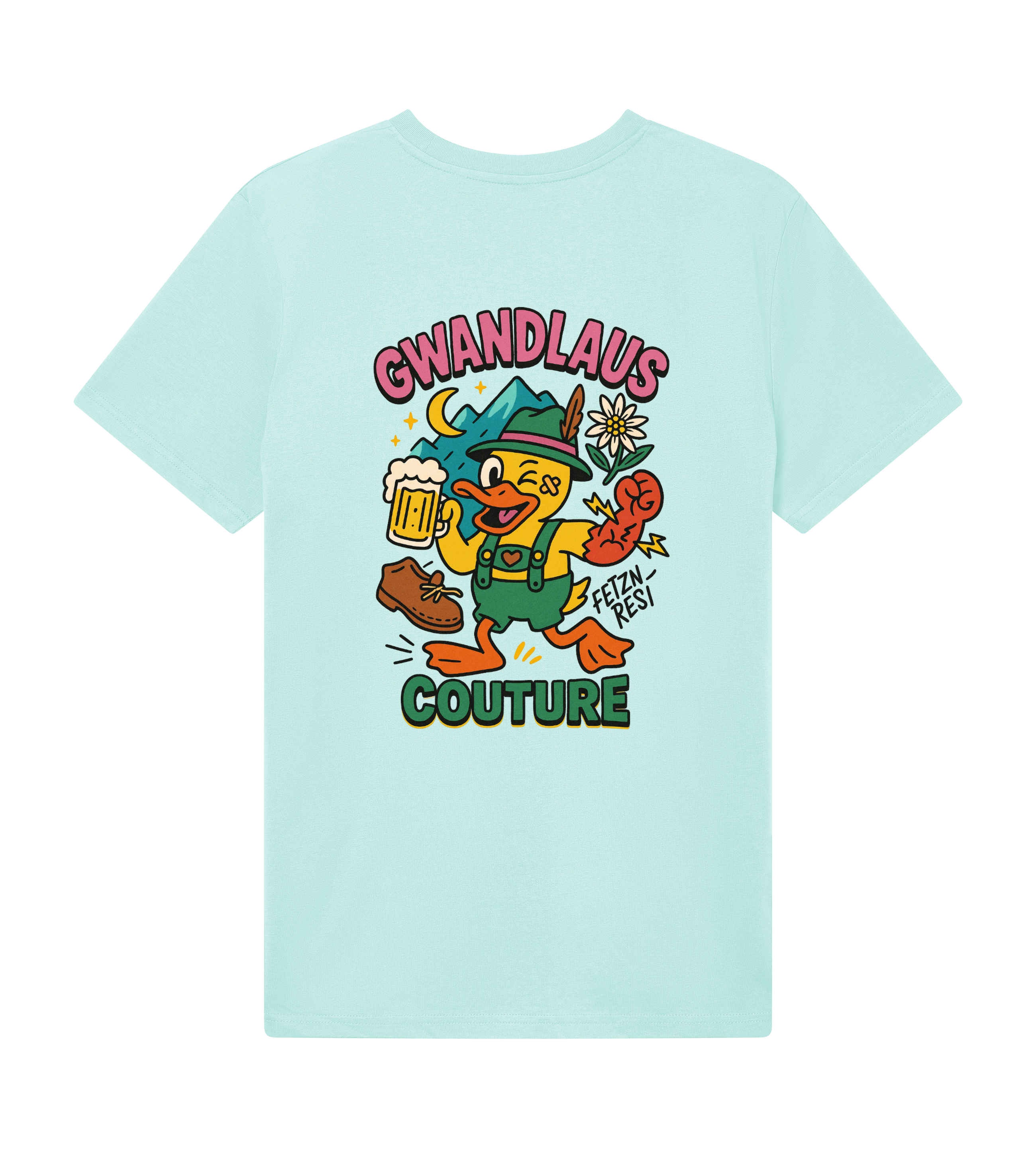 Mens Crafter Tee Crazy Duck