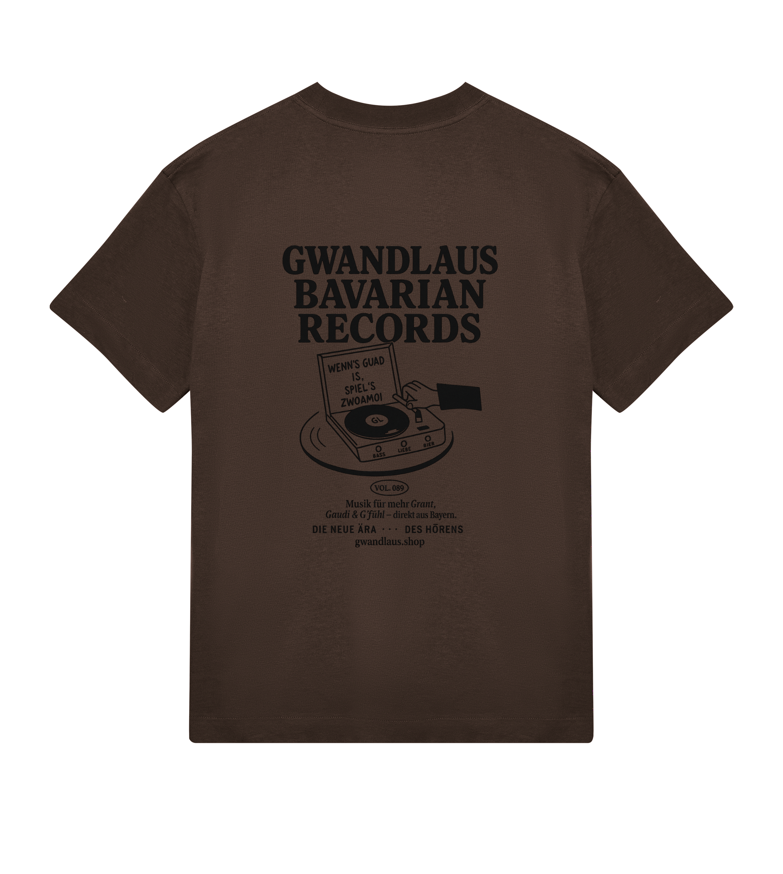 Mens Boxy Tee Bavarian Records