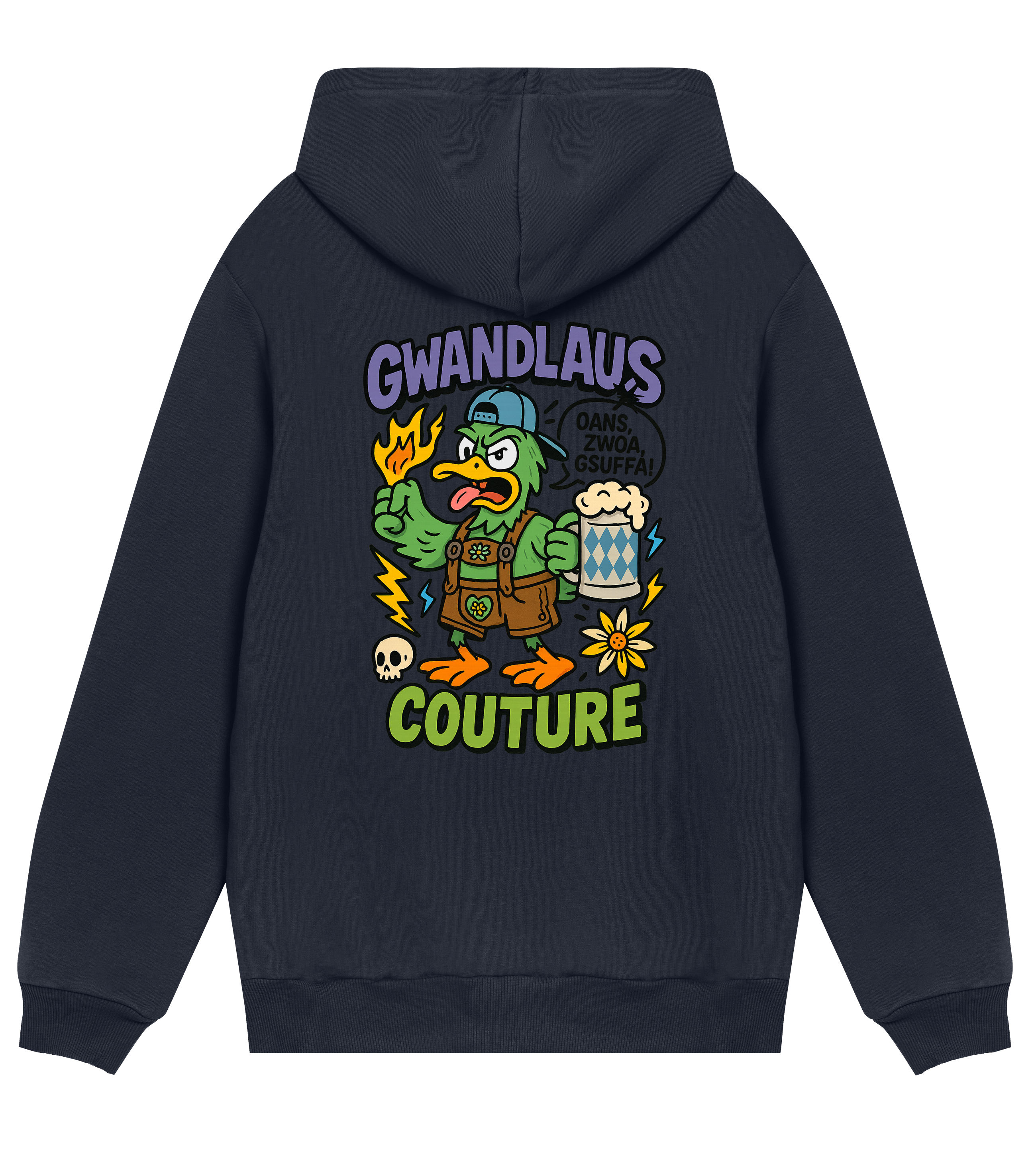 Mens Regular Hoodie ENTE süß-sauer