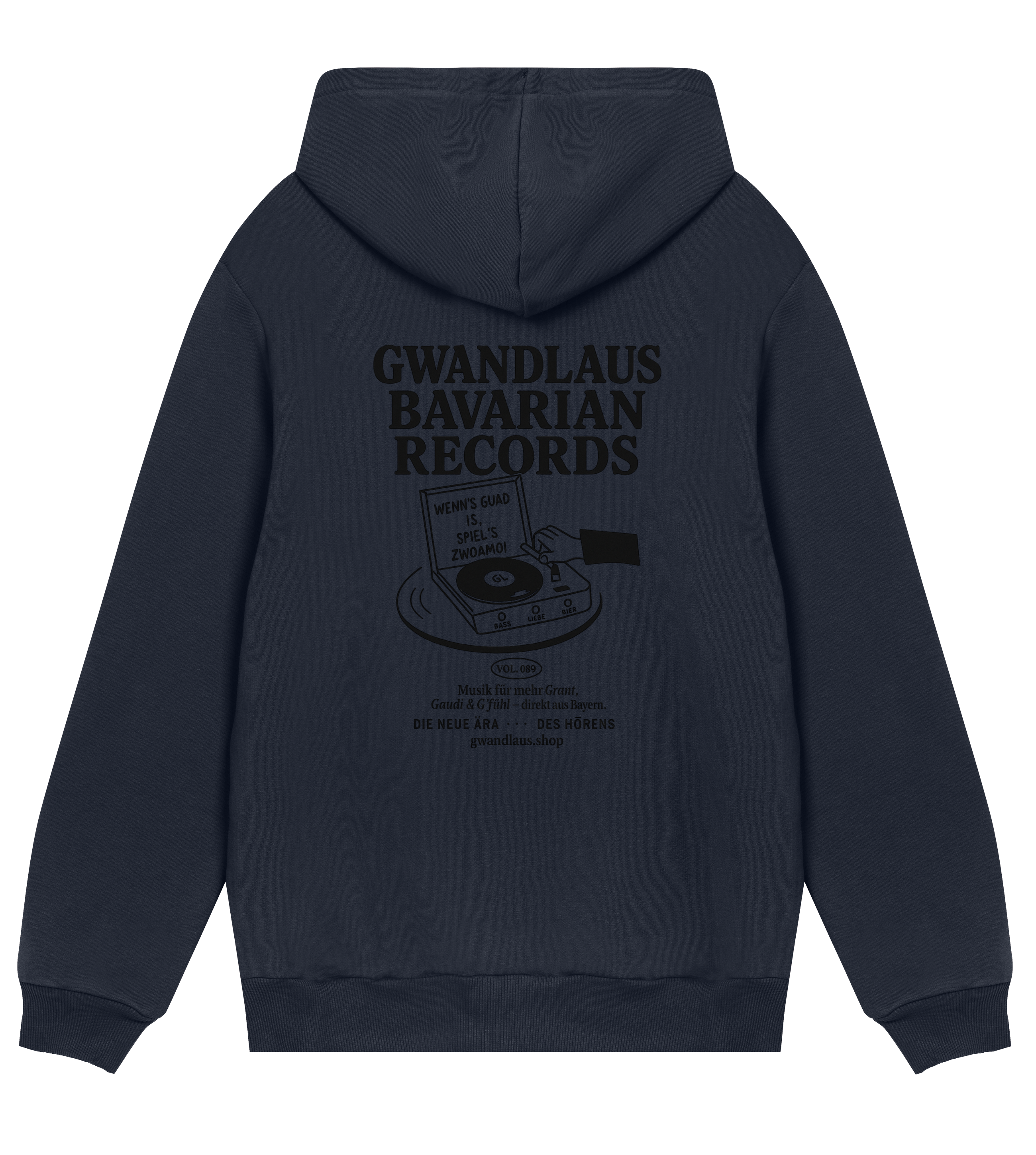 Mens Regular Hoodie Bavarian Records