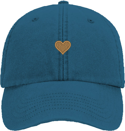 Herz aus Gold - Vintage-Cap