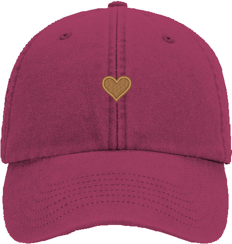 Herz aus Gold - Vintage-Cap