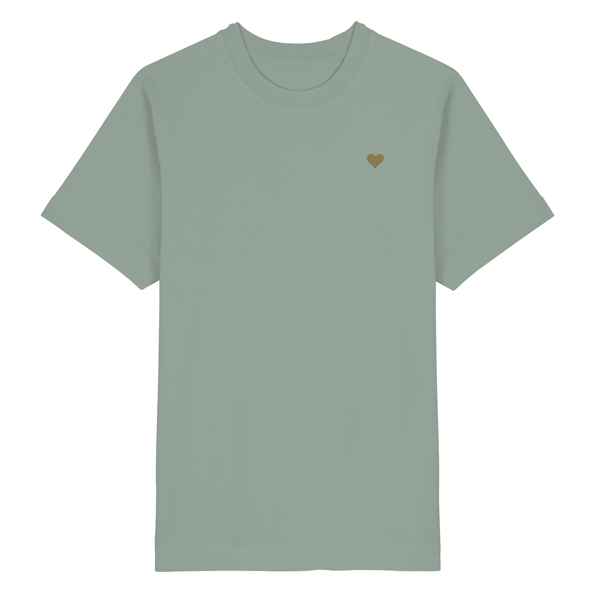 Heavy Oversized Shirt - Herz aus Gold