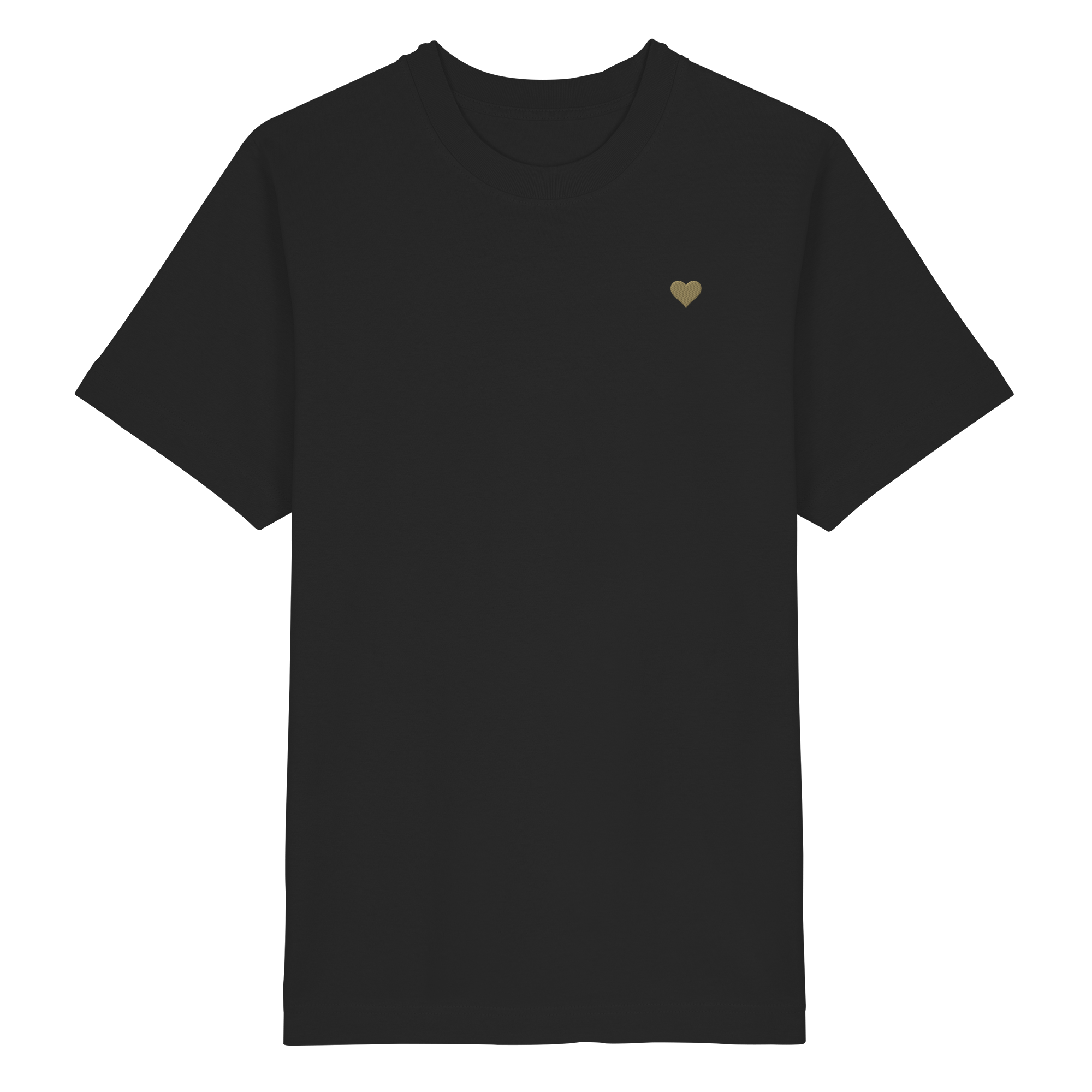 Heavy Oversized Shirt - Herz aus Gold